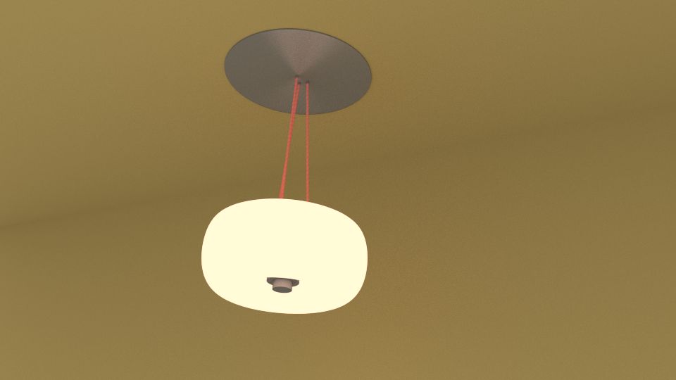 Ceiling lamp 3D model_3