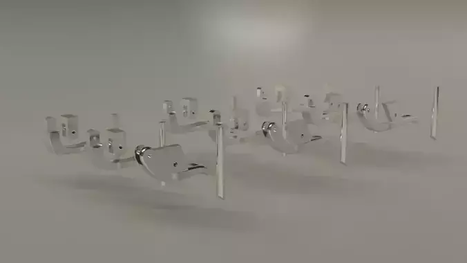 Earrings english lock