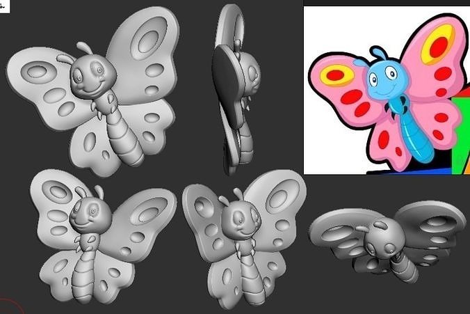 Butterfly Pendant 3D print model