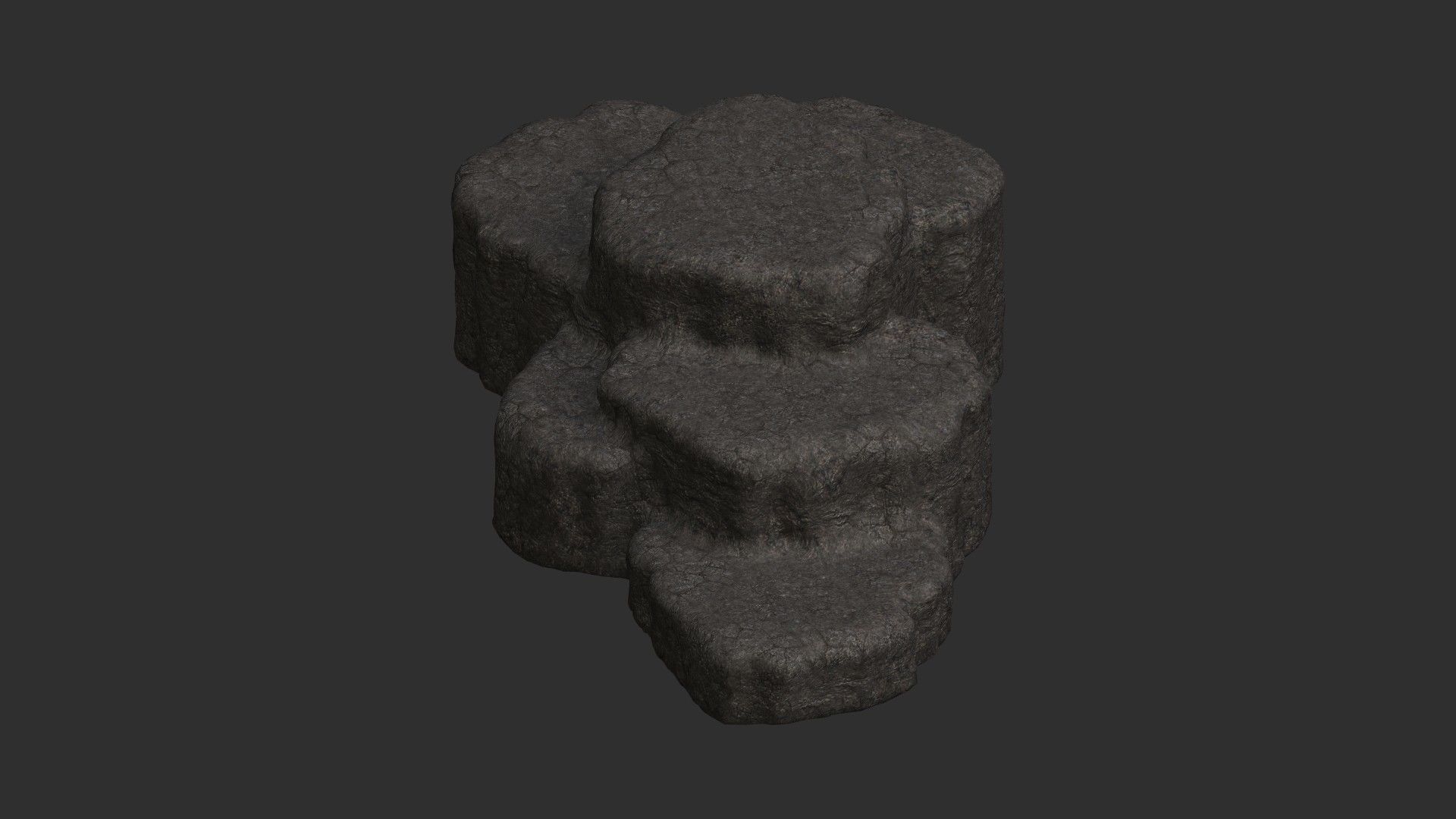 Cave Platform 4 - Base Free low-poly 3D model_5