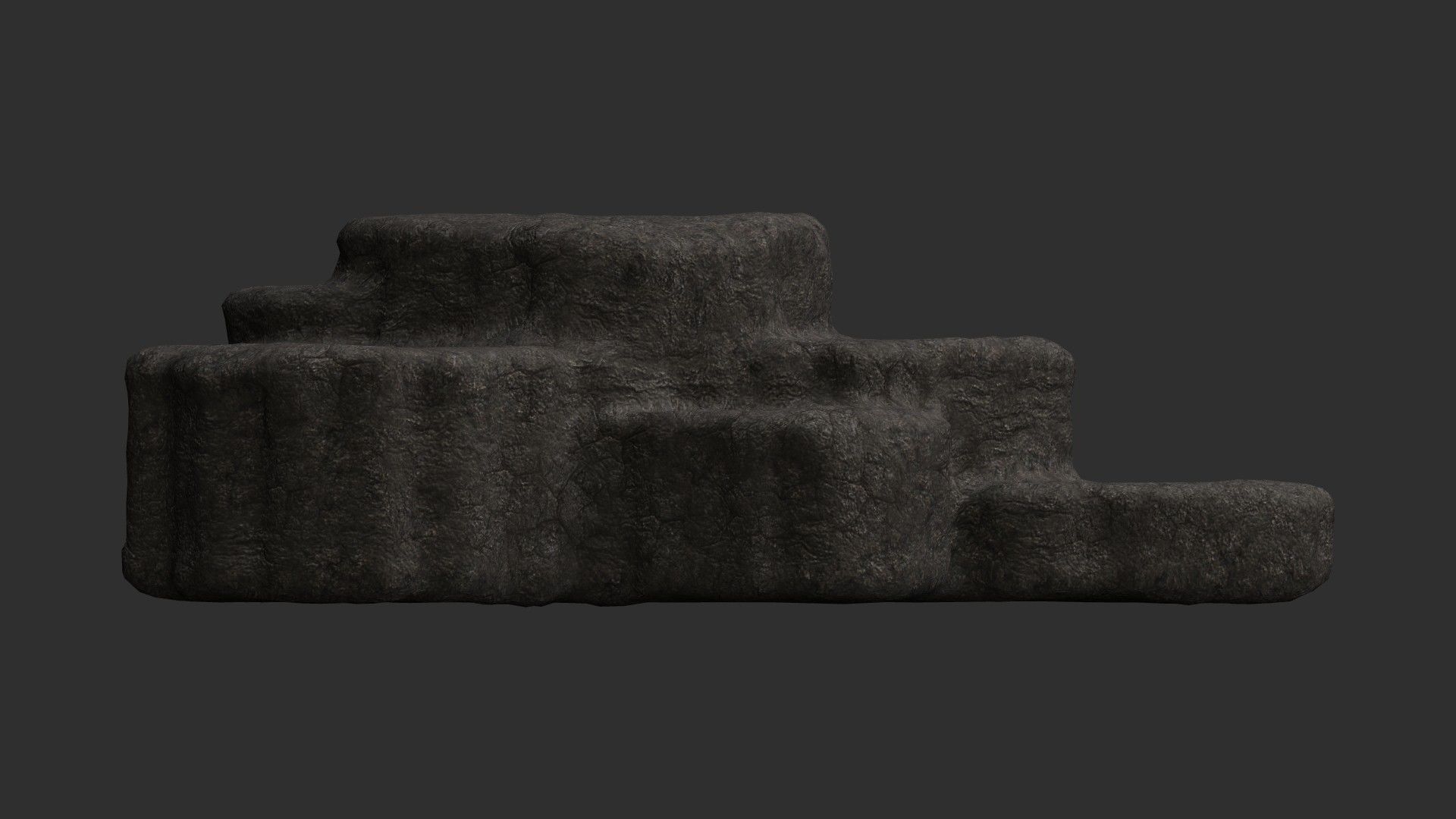 Cave Platform 4 - Base Free low-poly 3D model_6