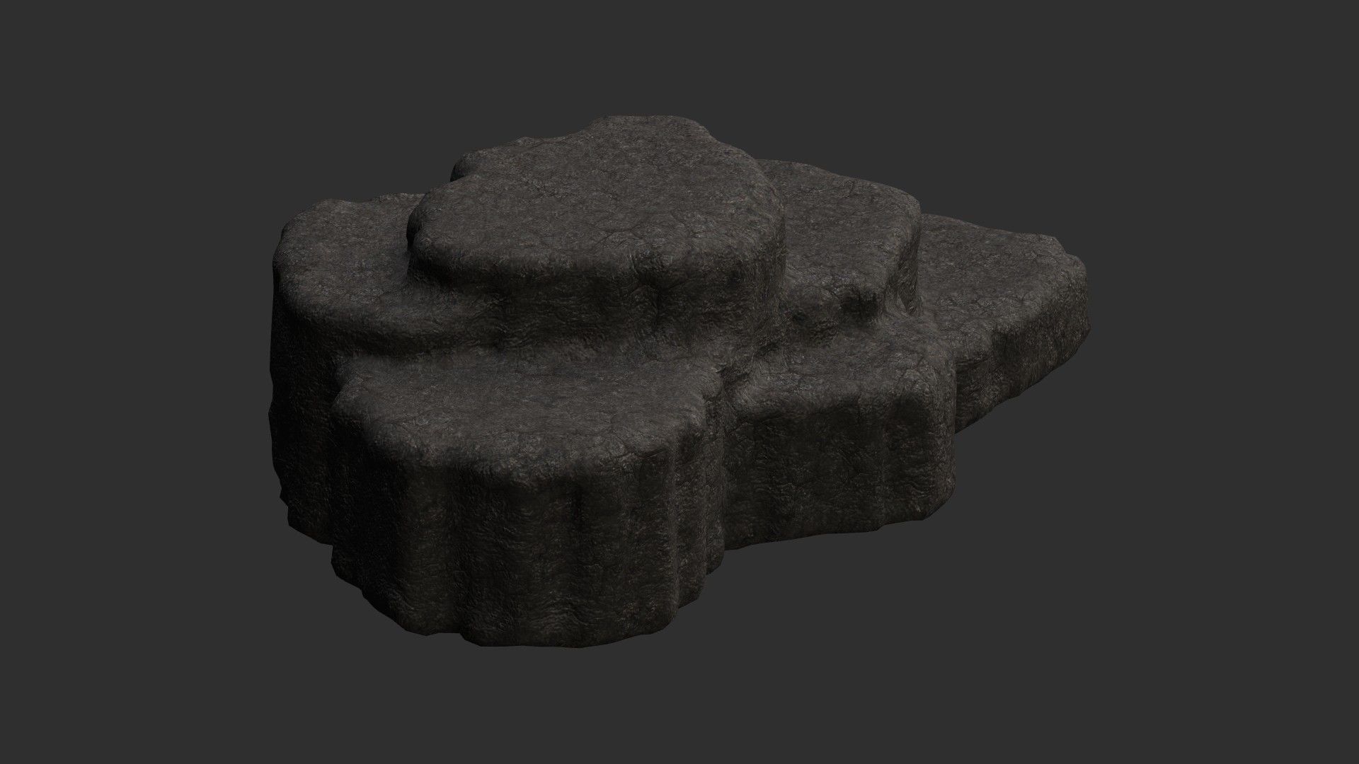 Cave Platform 4 - Base Free low-poly 3D model_10