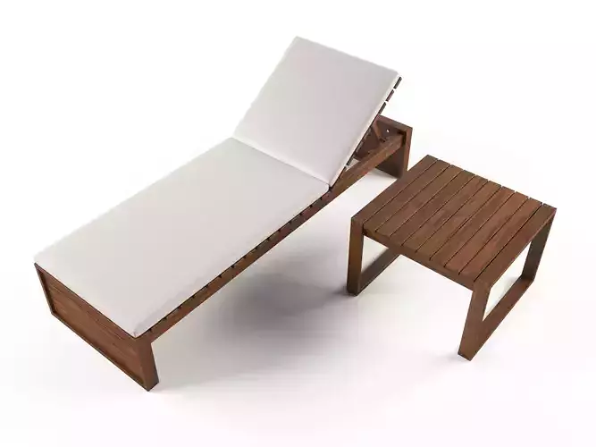 BK lounger and BK side table By Carl Hansen and son