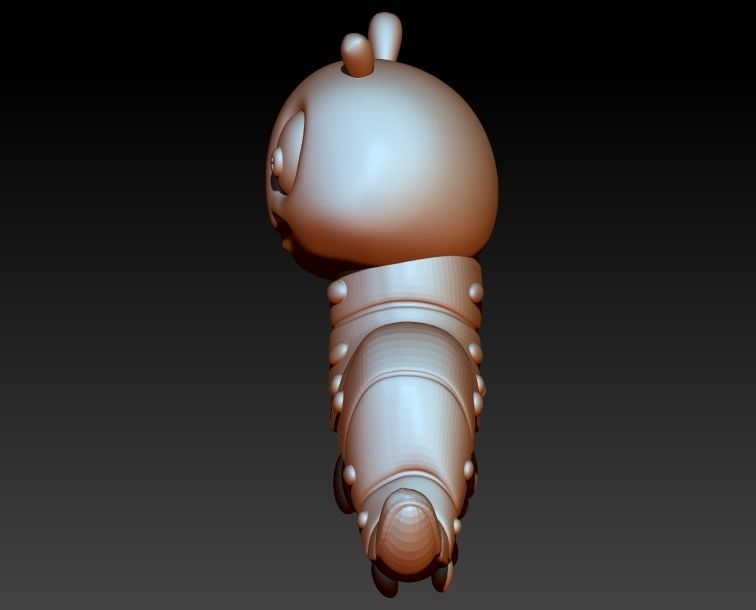 Caterpilller pendant 3D print model_2