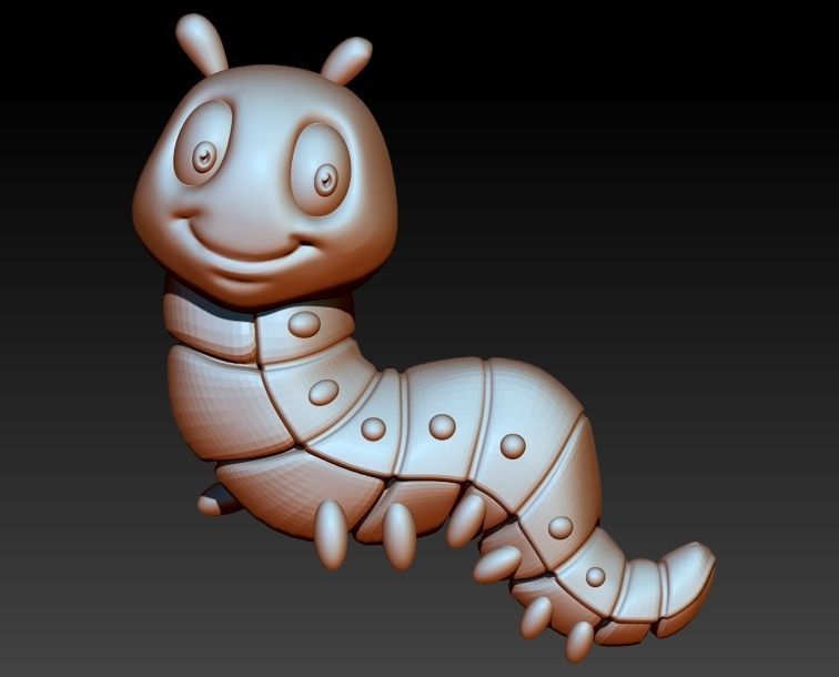 Caterpilller pendant 3D print model_1