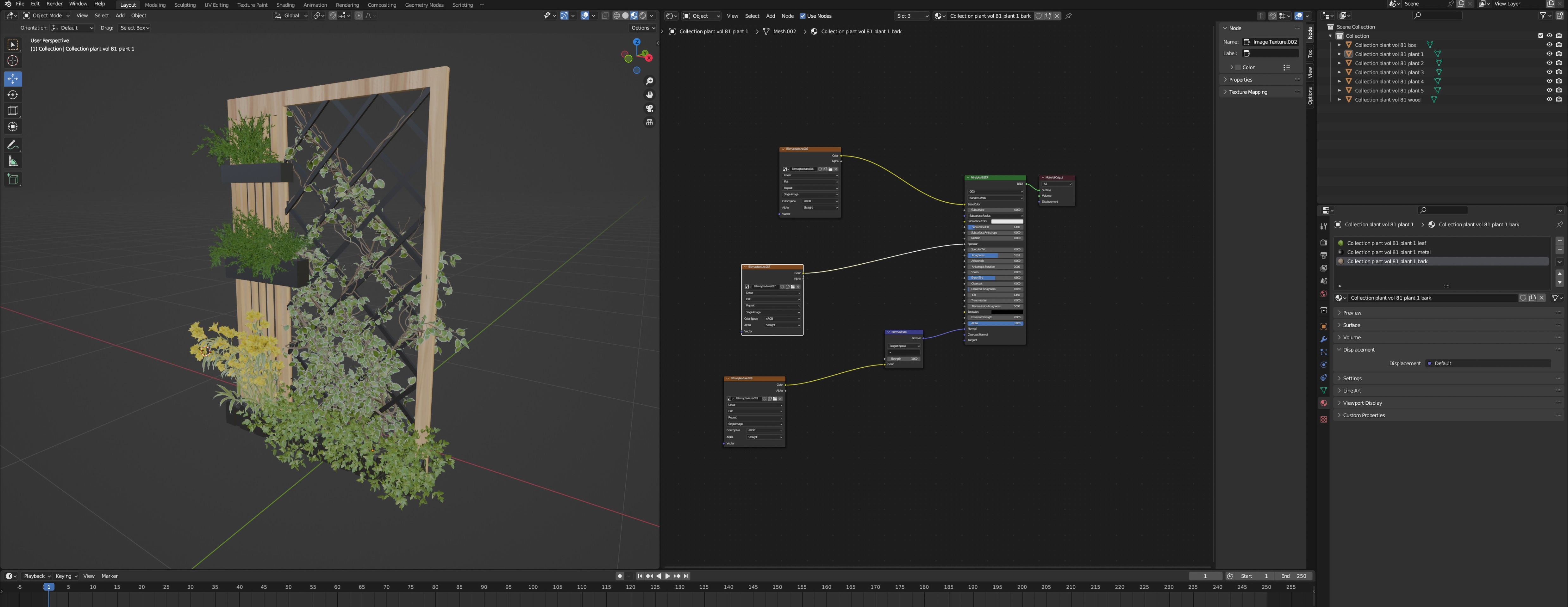 Collection plant vol 81 - blender model 3D model_5