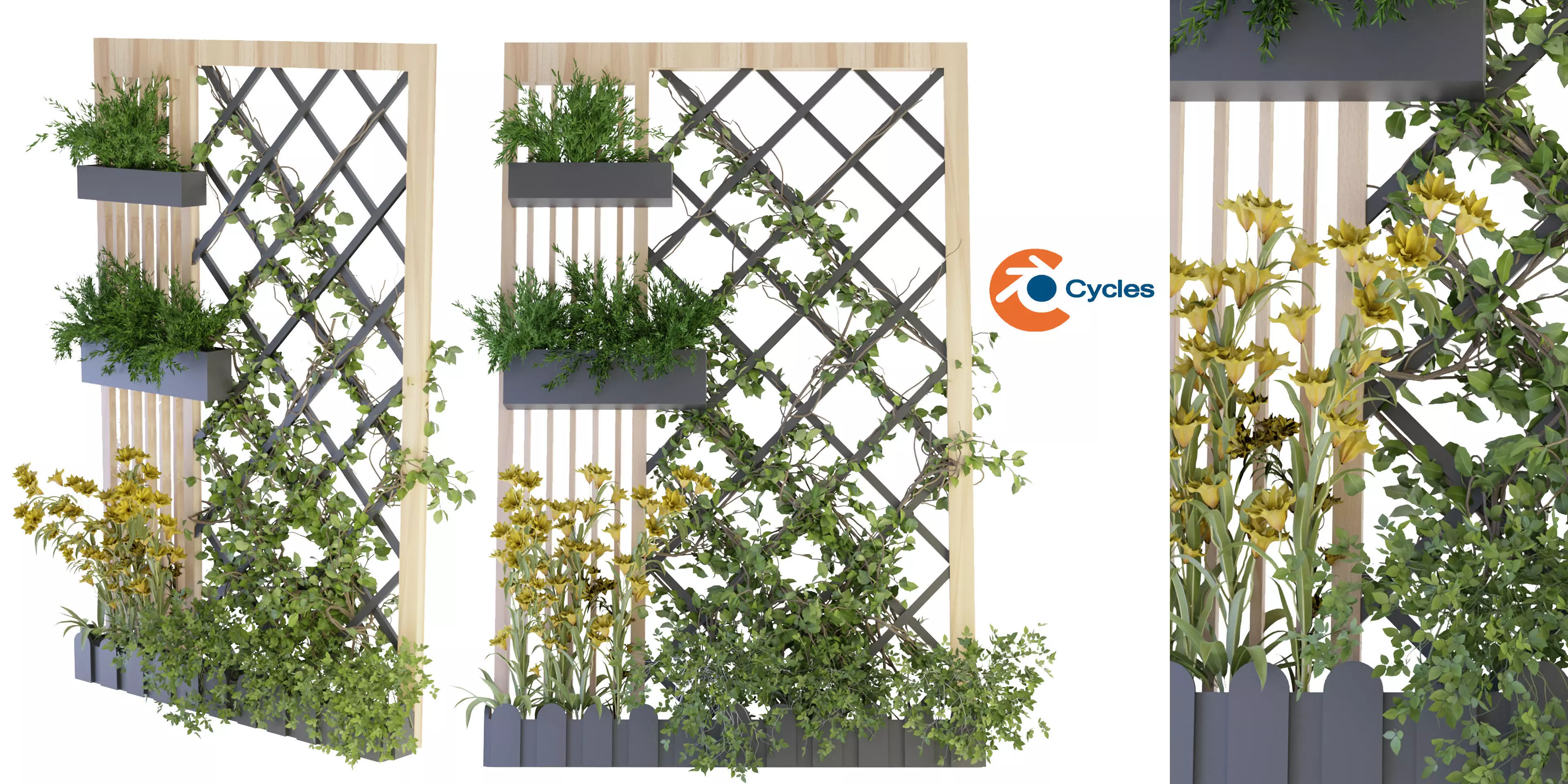 Collection plant vol 81 - blender model 3D model_0