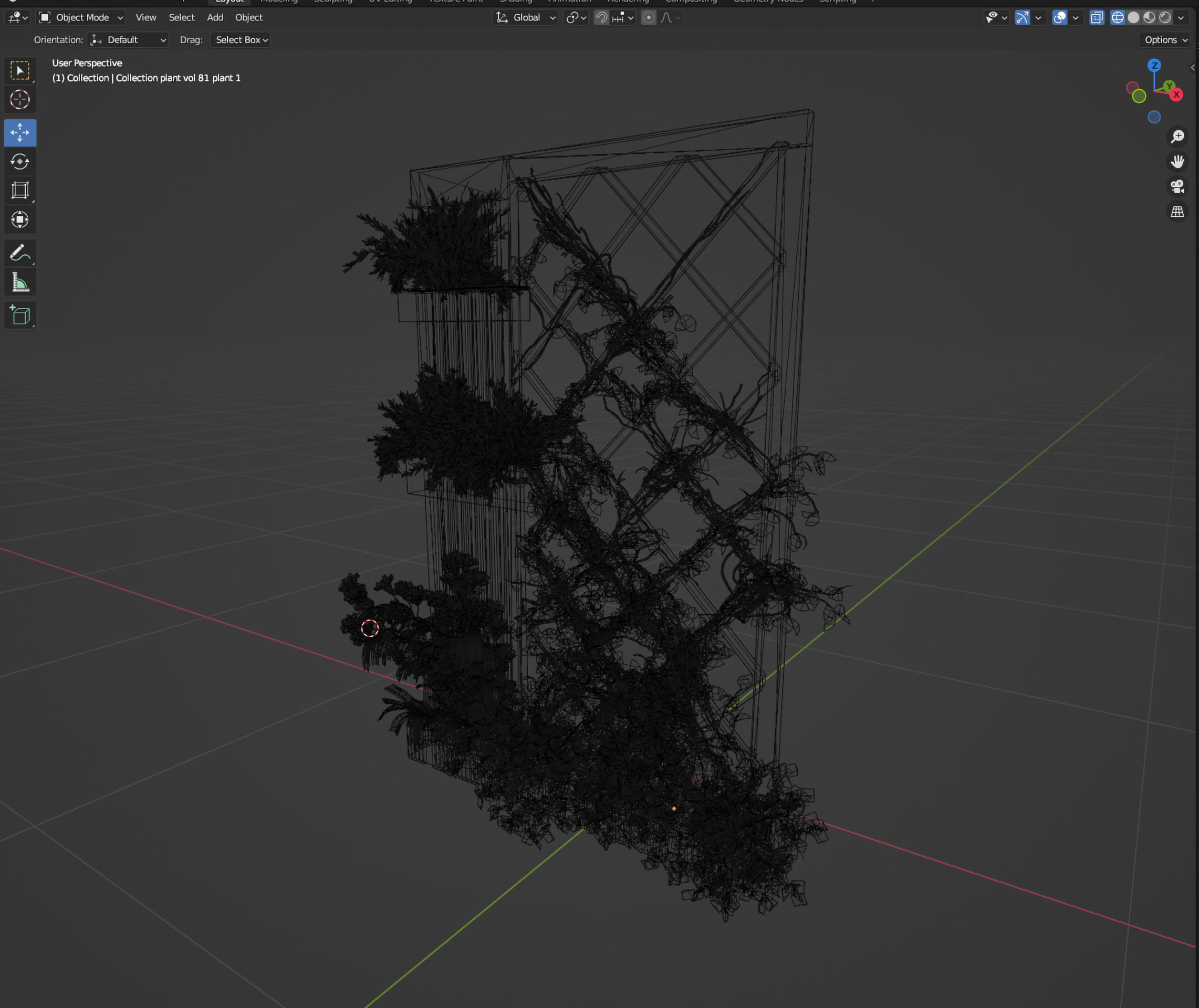Collection plant vol 81 - blender model 3D model_6