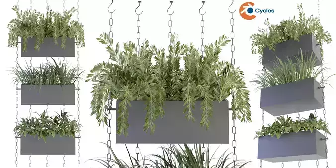 Collection plant vol 85 - blender model