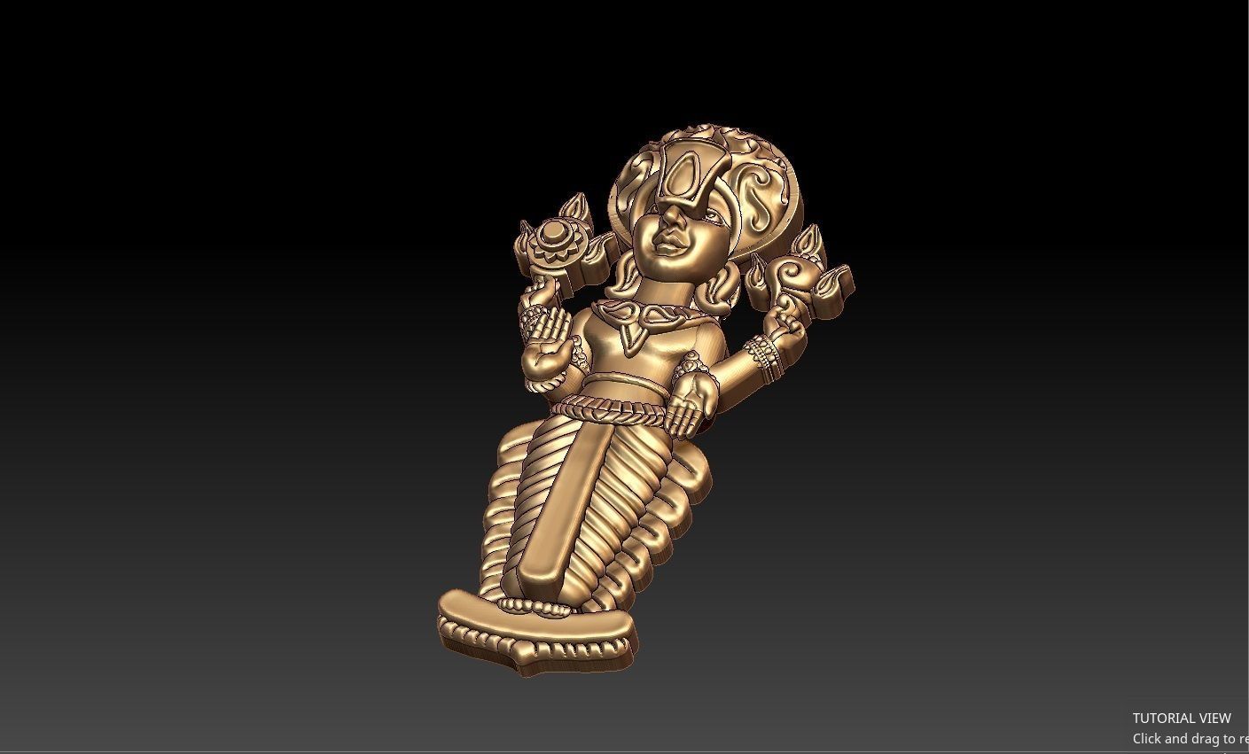 PERUMAL LOCKET 3D print model_1