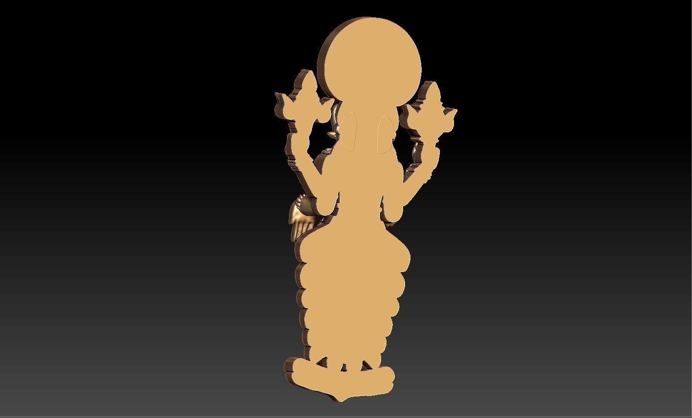 PERUMAL LOCKET 3D print model_8