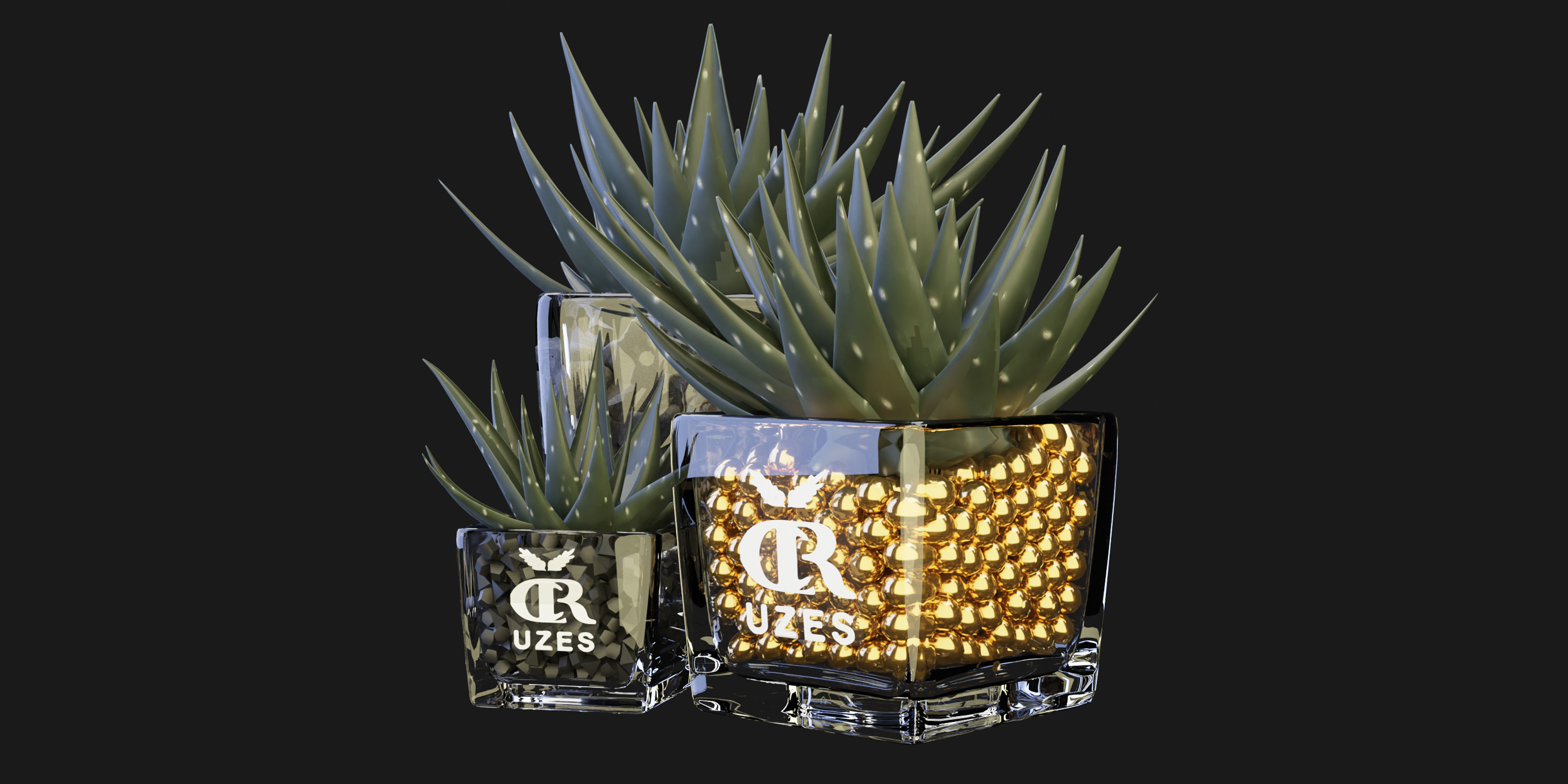 Collection plant vol 89 - blender model 3D model_3