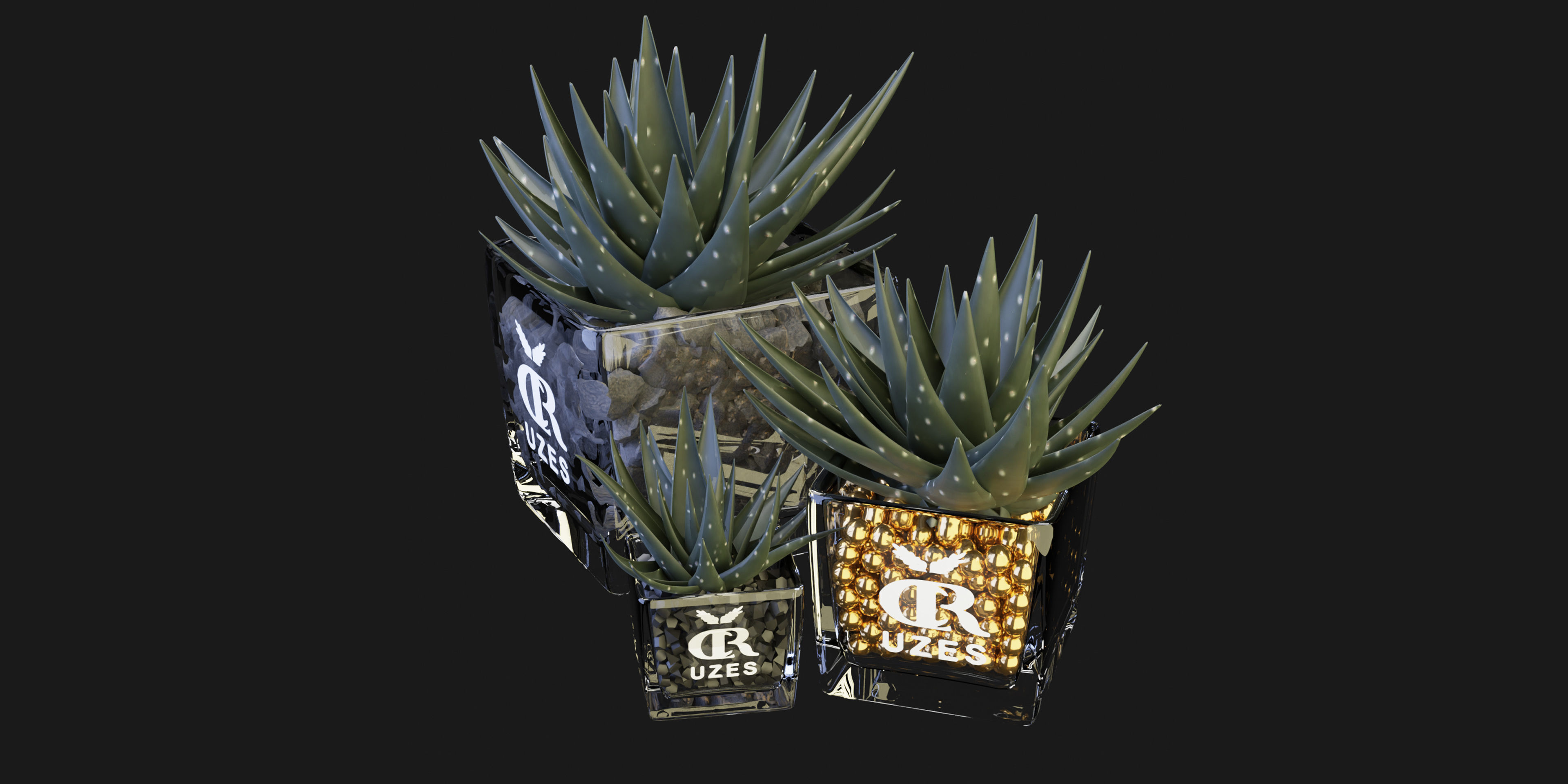 Collection plant vol 89 - blender model 3D model_1