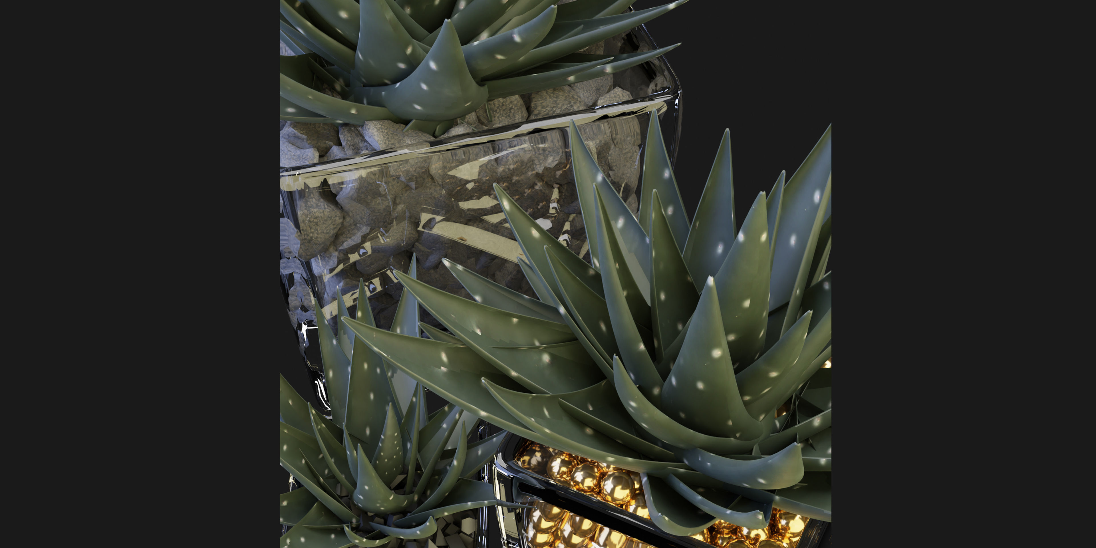 Collection plant vol 89 - blender model 3D model_4