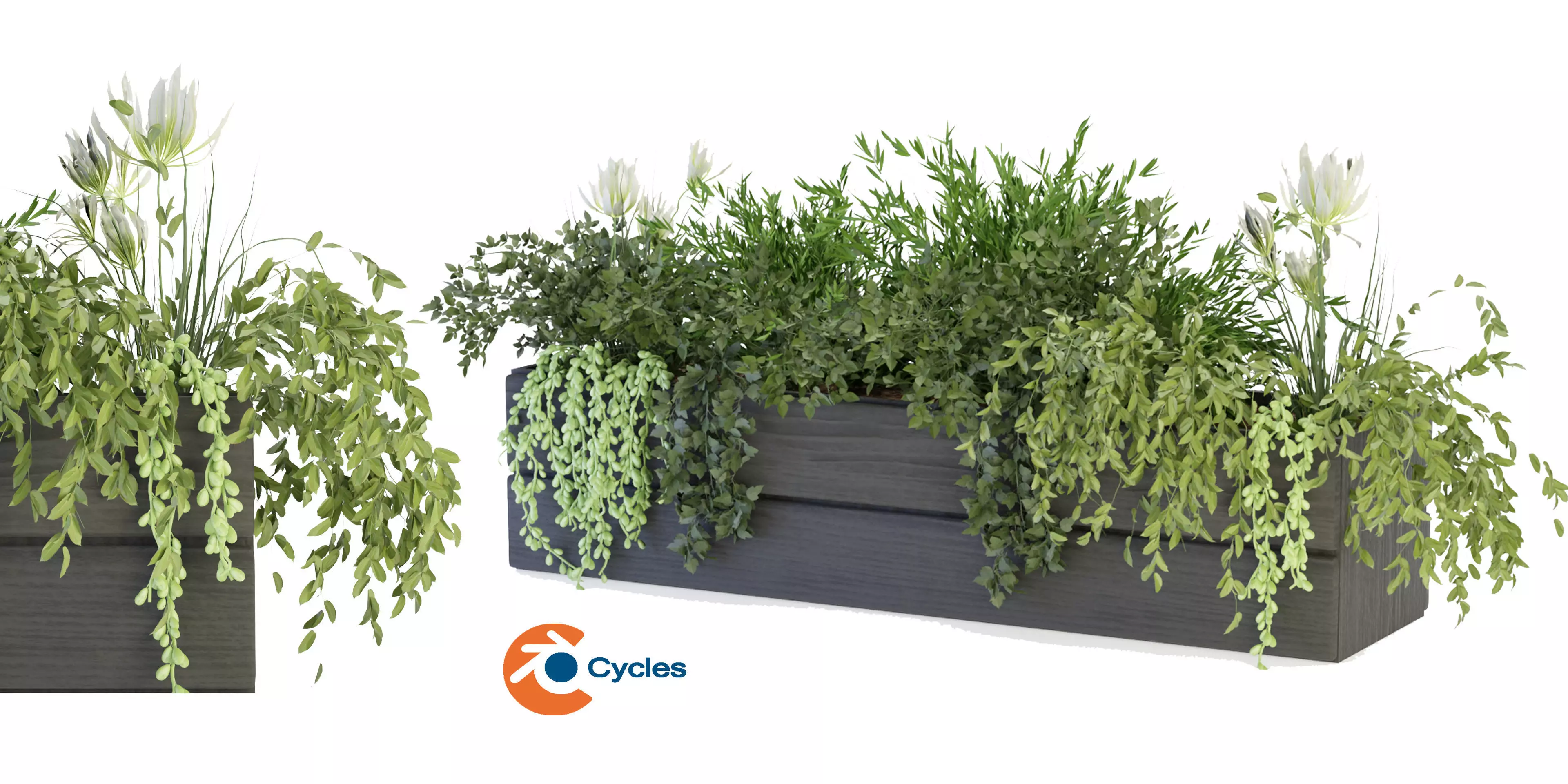 Collection plant vol 90 - blender model 3D model_0