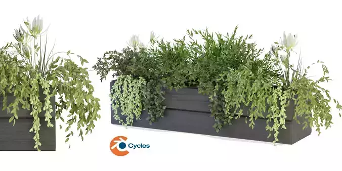 Collection plant vol 90 - blender model