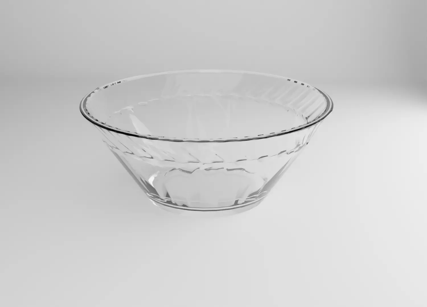 Glass Bowl 3D model_0