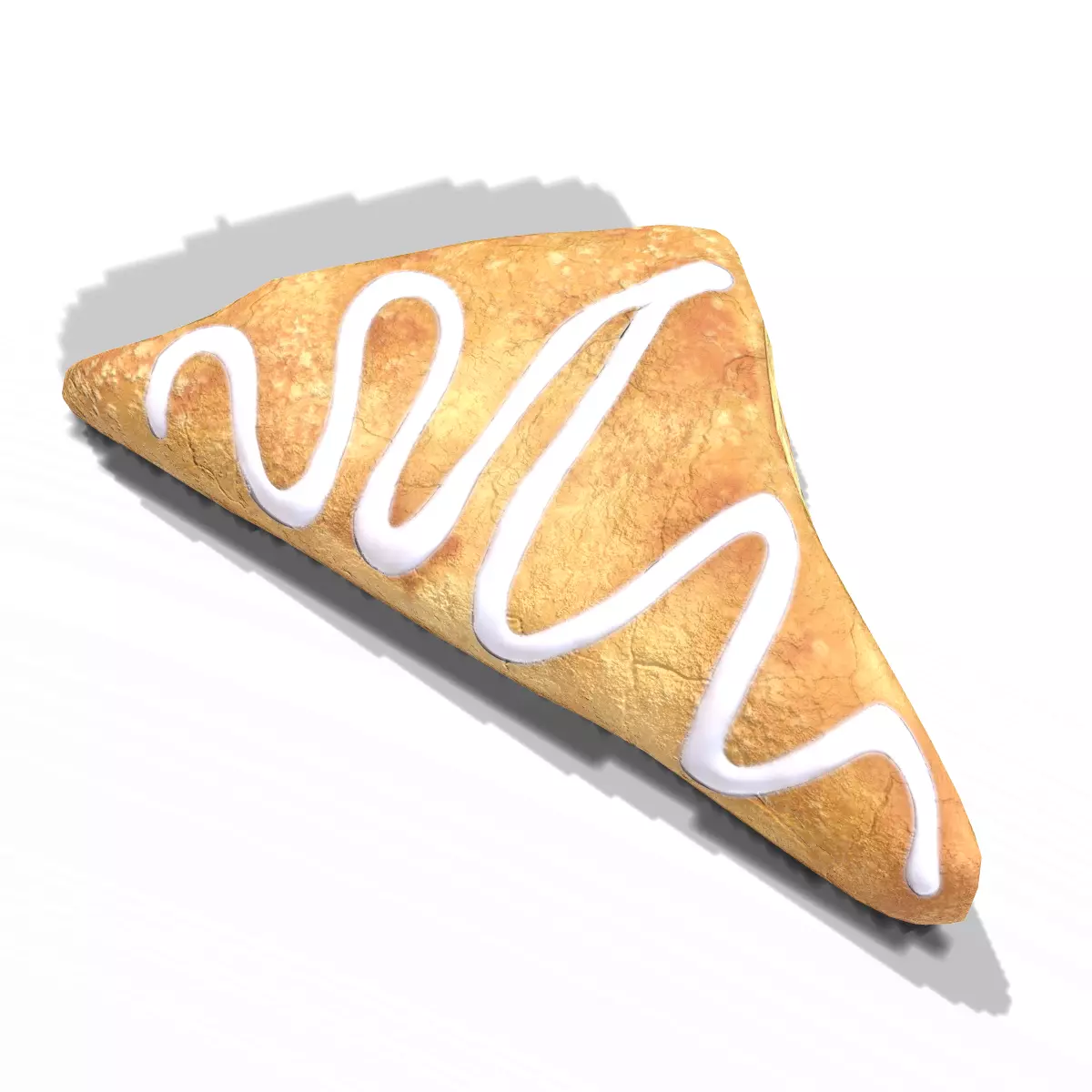 IcingTurnoverApple Low-poly 3D model_0