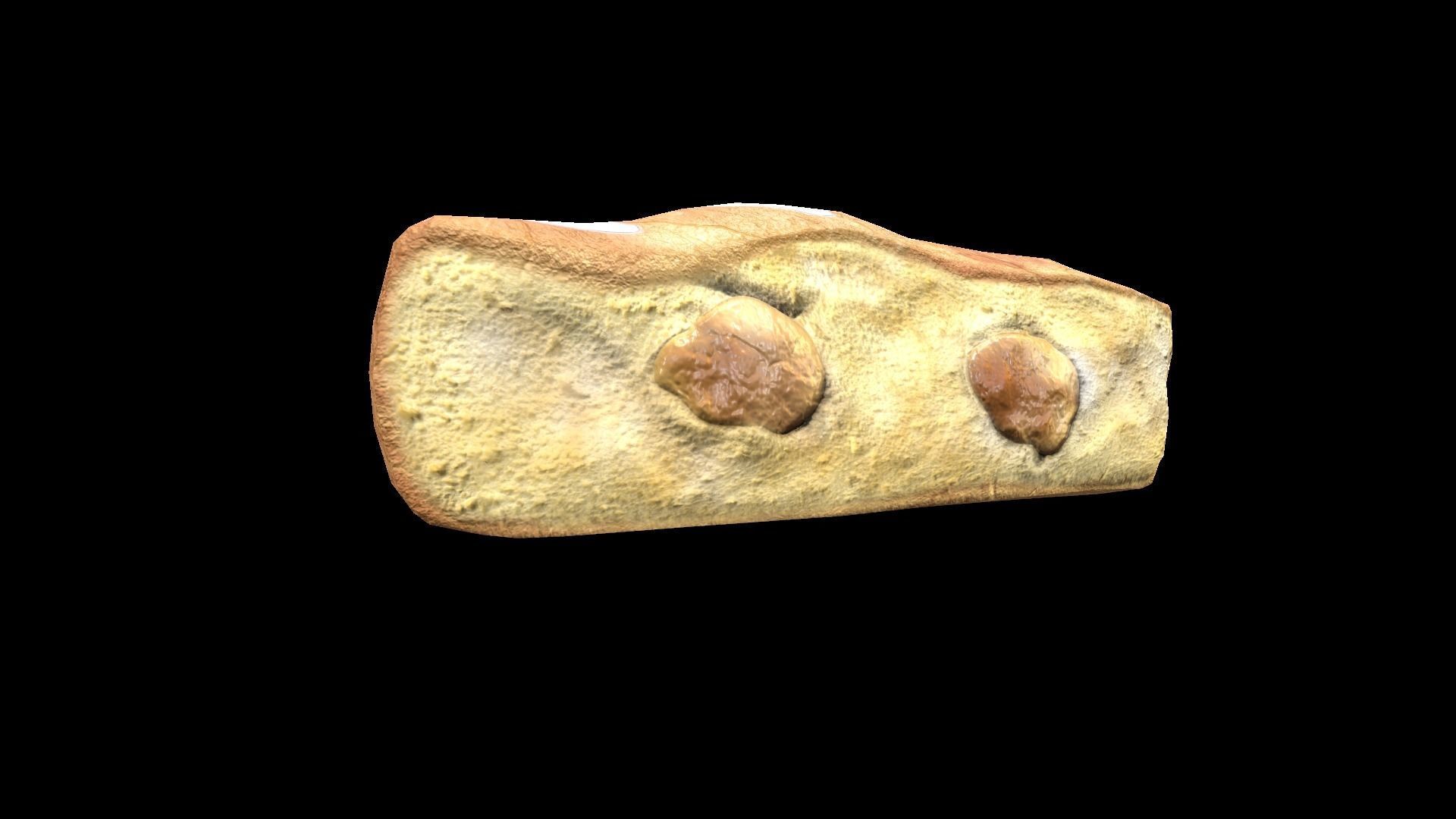 IcingTurnoverApple Low-poly 3D model_3