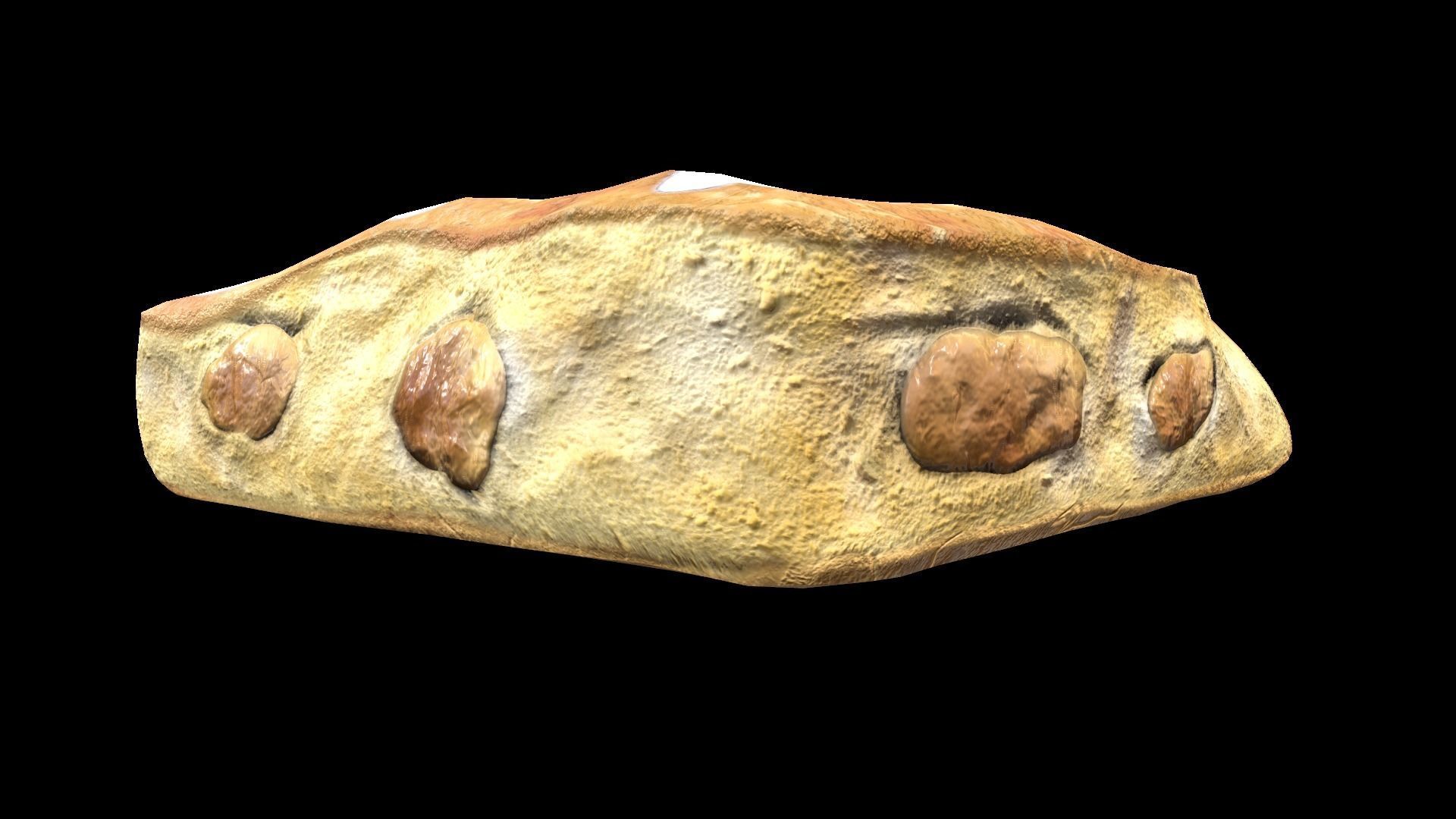 IcingTurnoverApple Low-poly 3D model_6