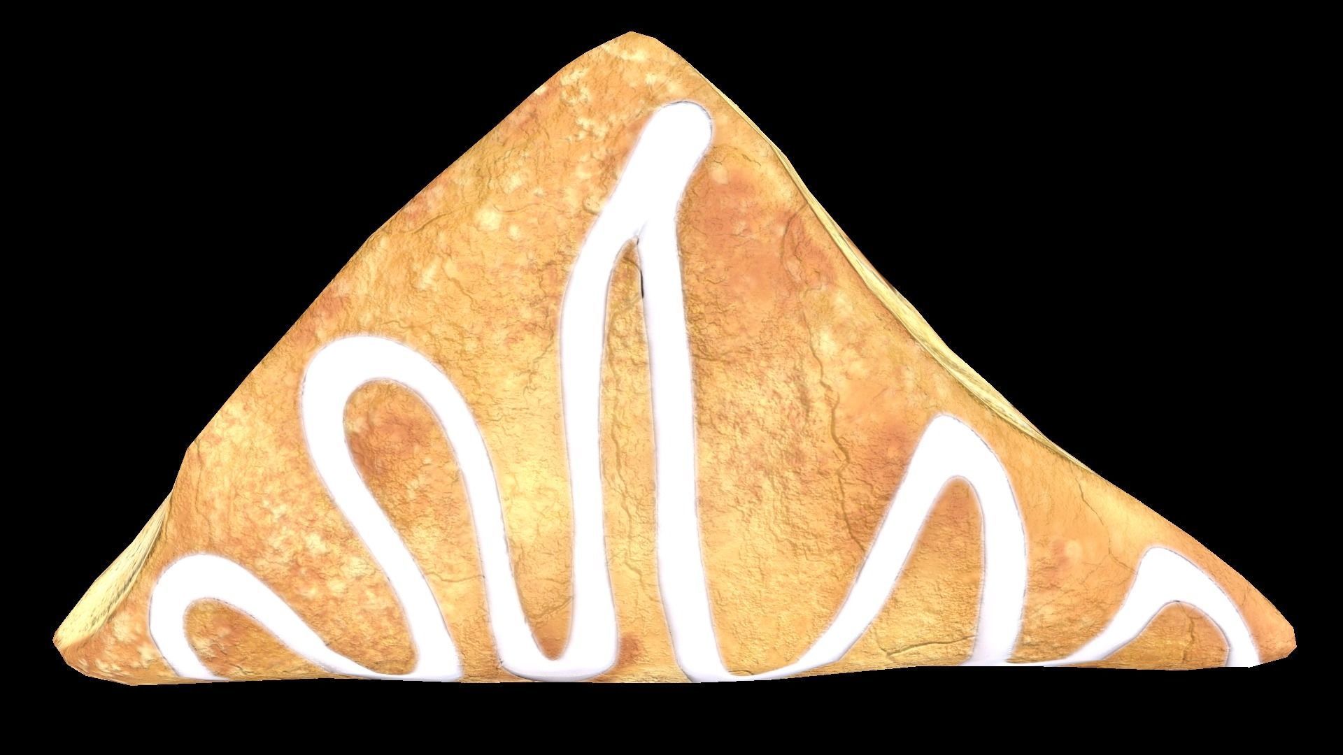 IcingTurnoverApple Low-poly 3D model_5