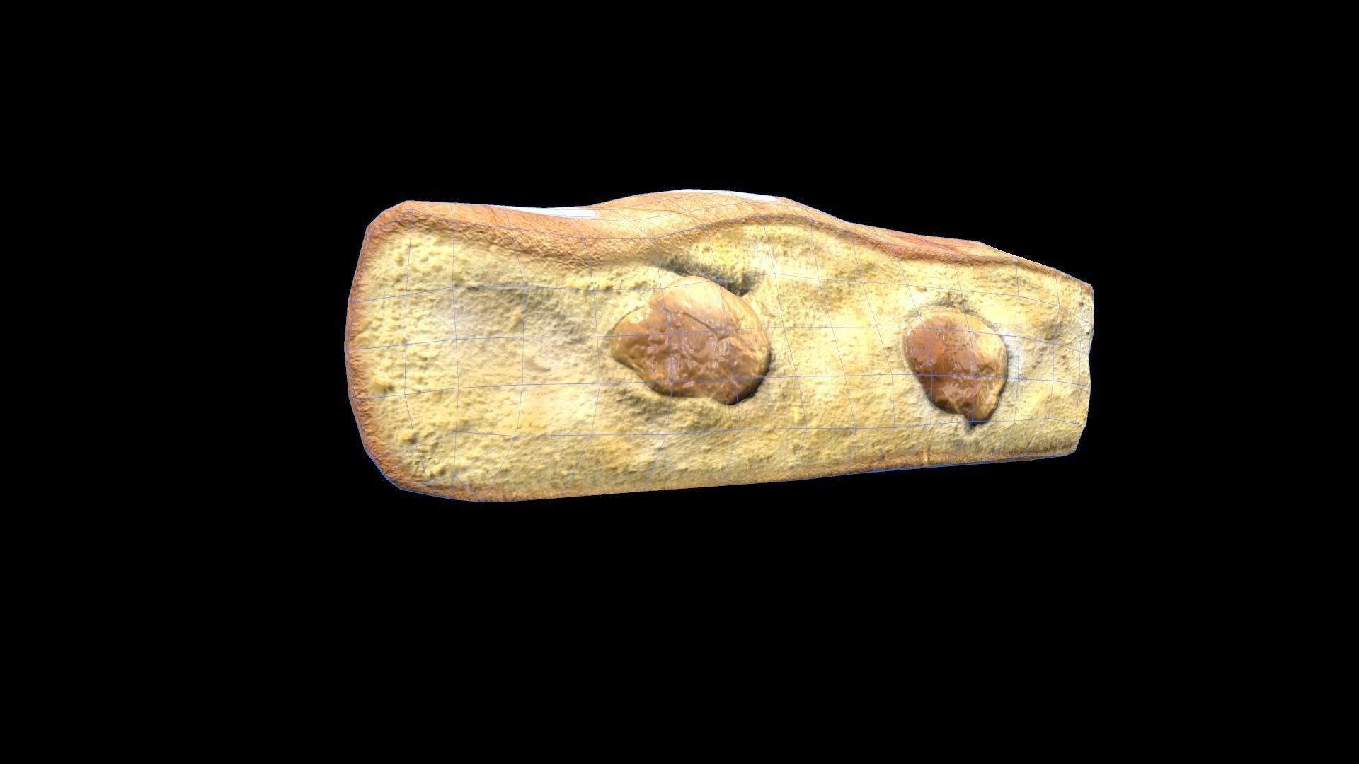 IcingTurnoverApple Low-poly 3D model_9