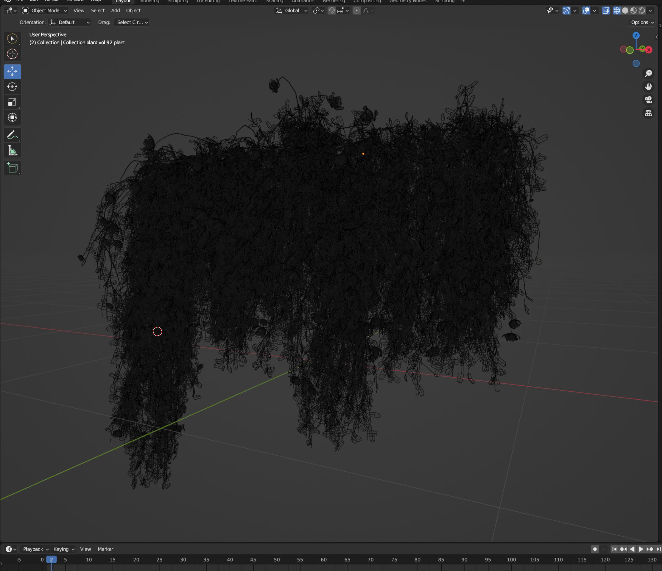 Collection plant vol 92 - blender model  3D model_6