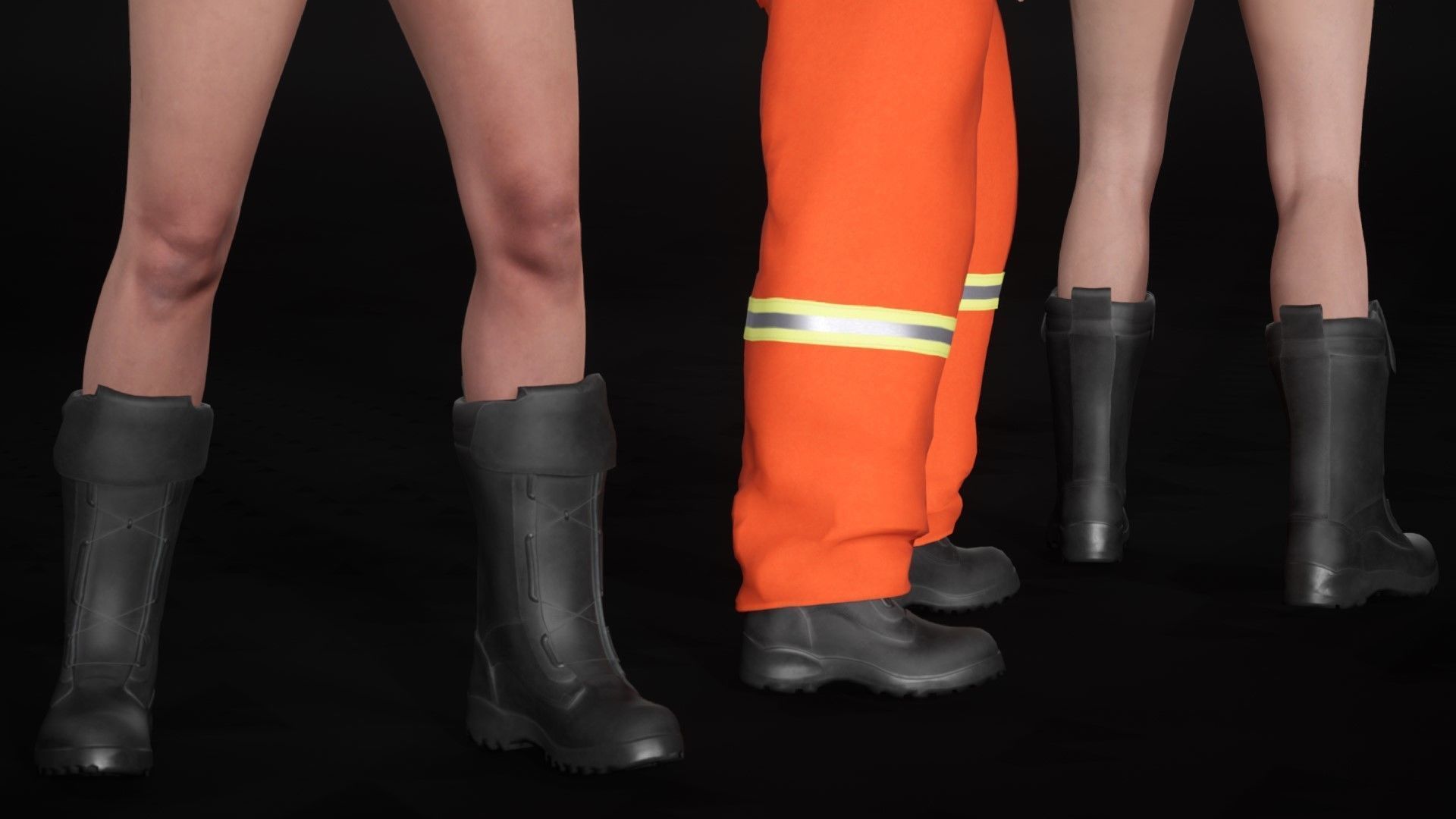 Miner-Worker - Modular - Rigged Low-poly 3D model_21