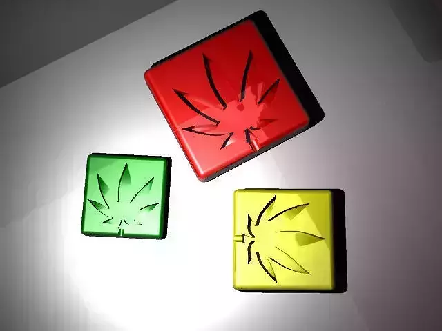 Cannabis themed ashtray