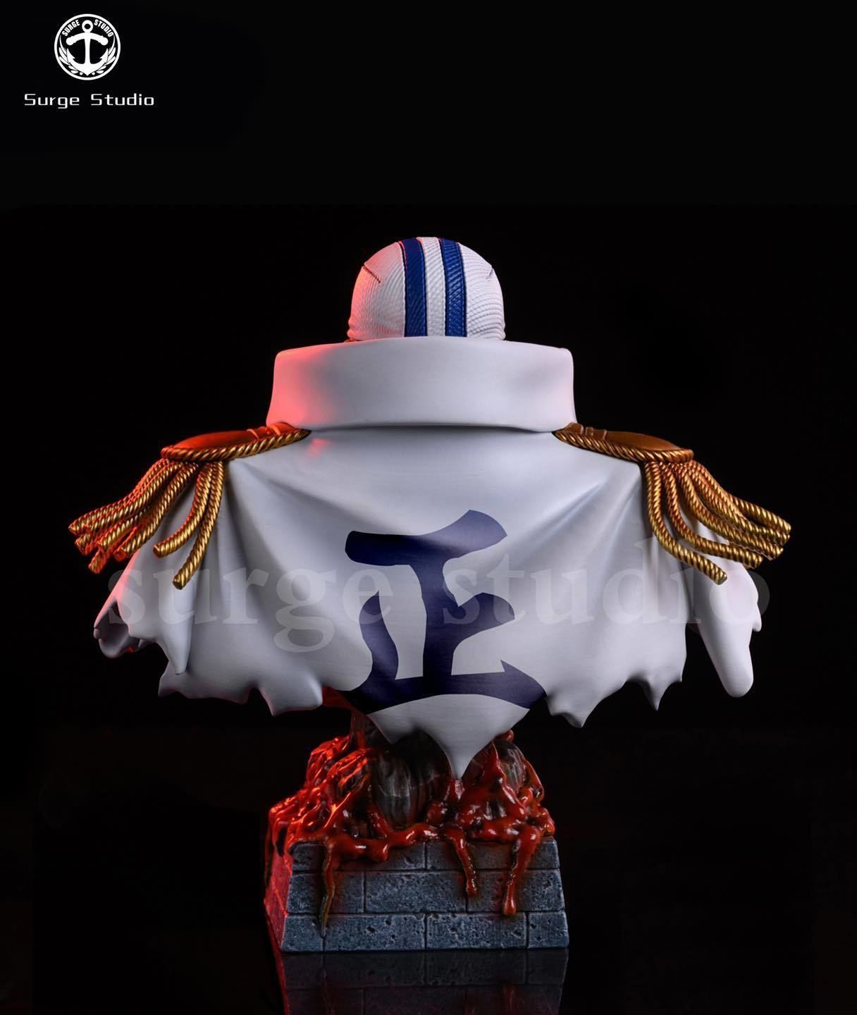 Akainu bust one piece  3D print model_1