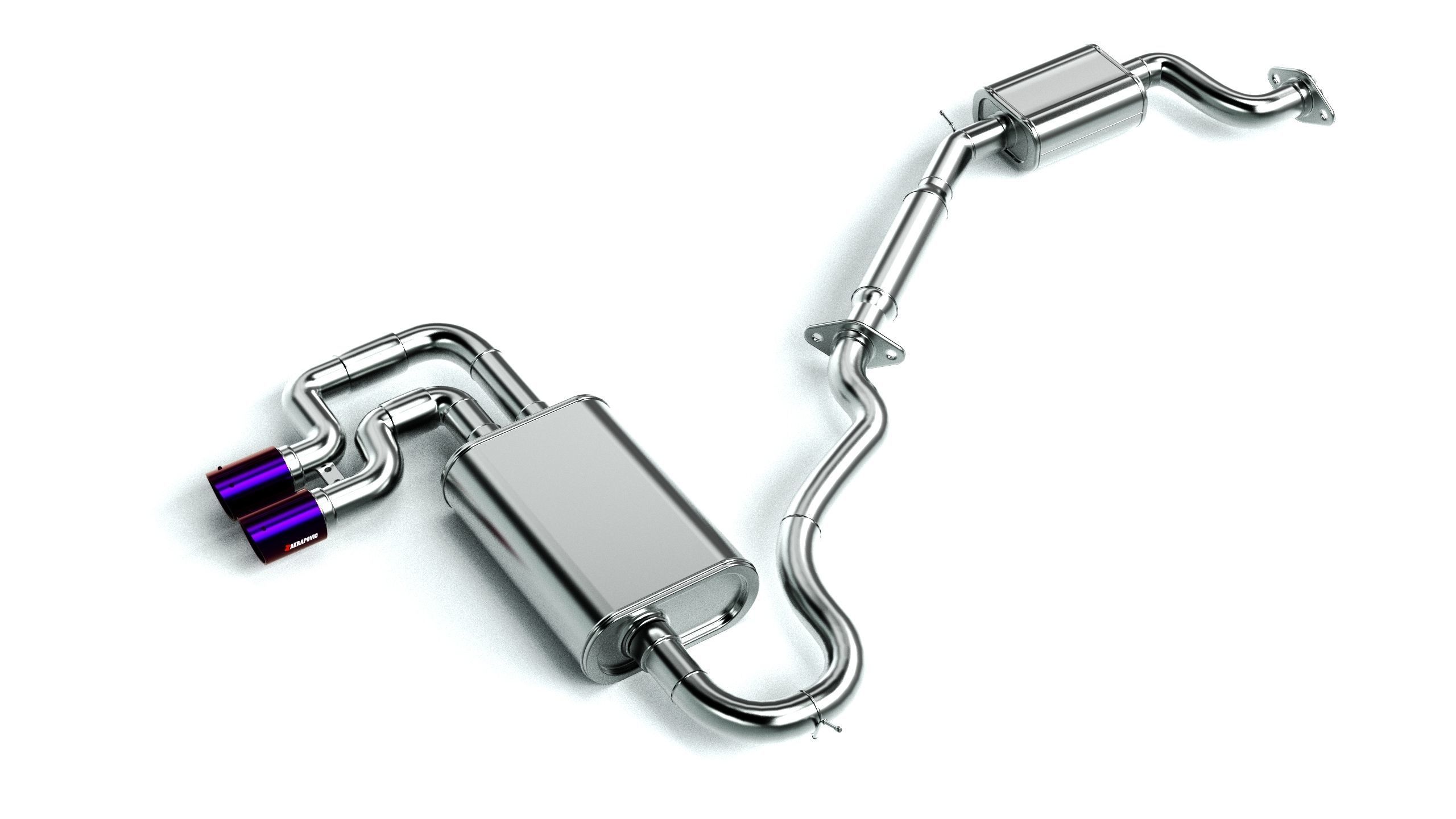 Akrapovic Exhaust System 3D model_10
