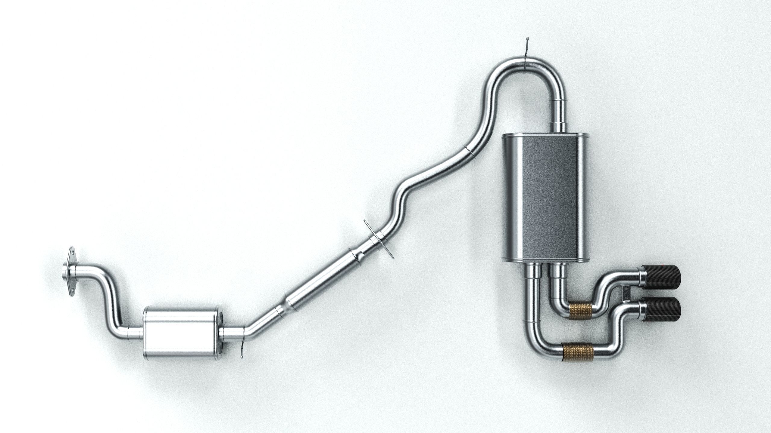 Akrapovic Exhaust System 3D model_5