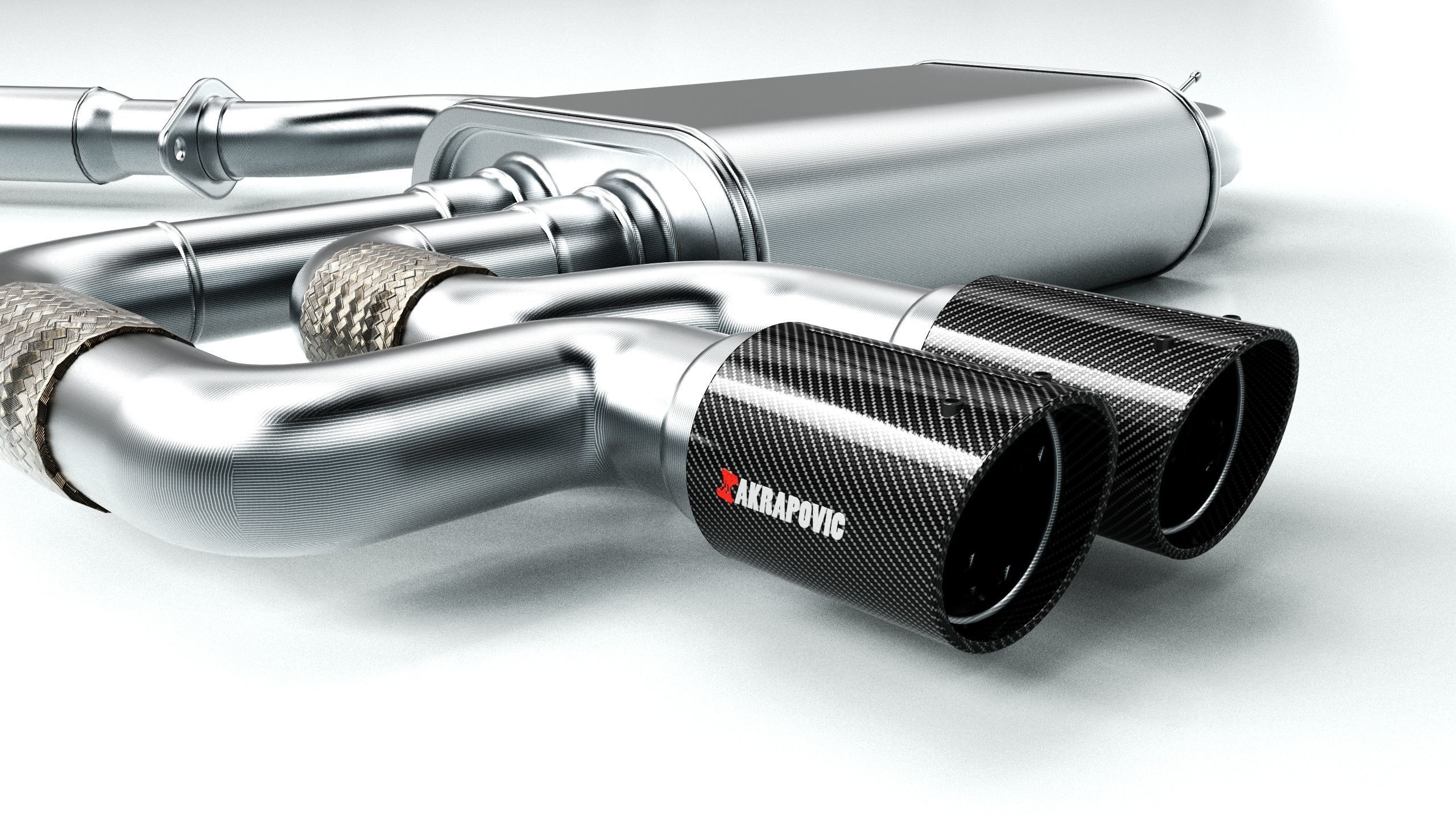 Akrapovic Exhaust System 3D model_4