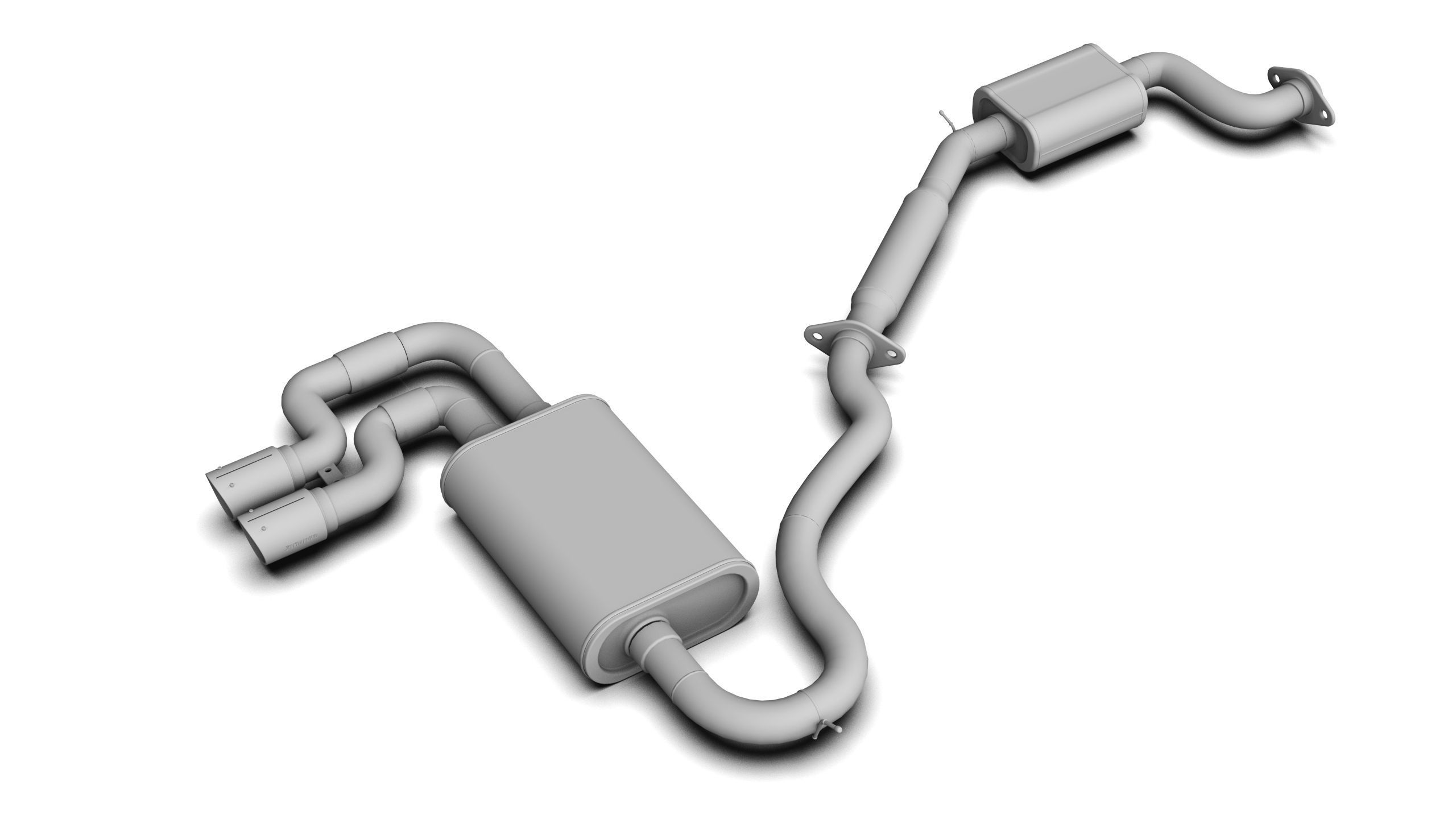 Akrapovic Exhaust System 3D model_11