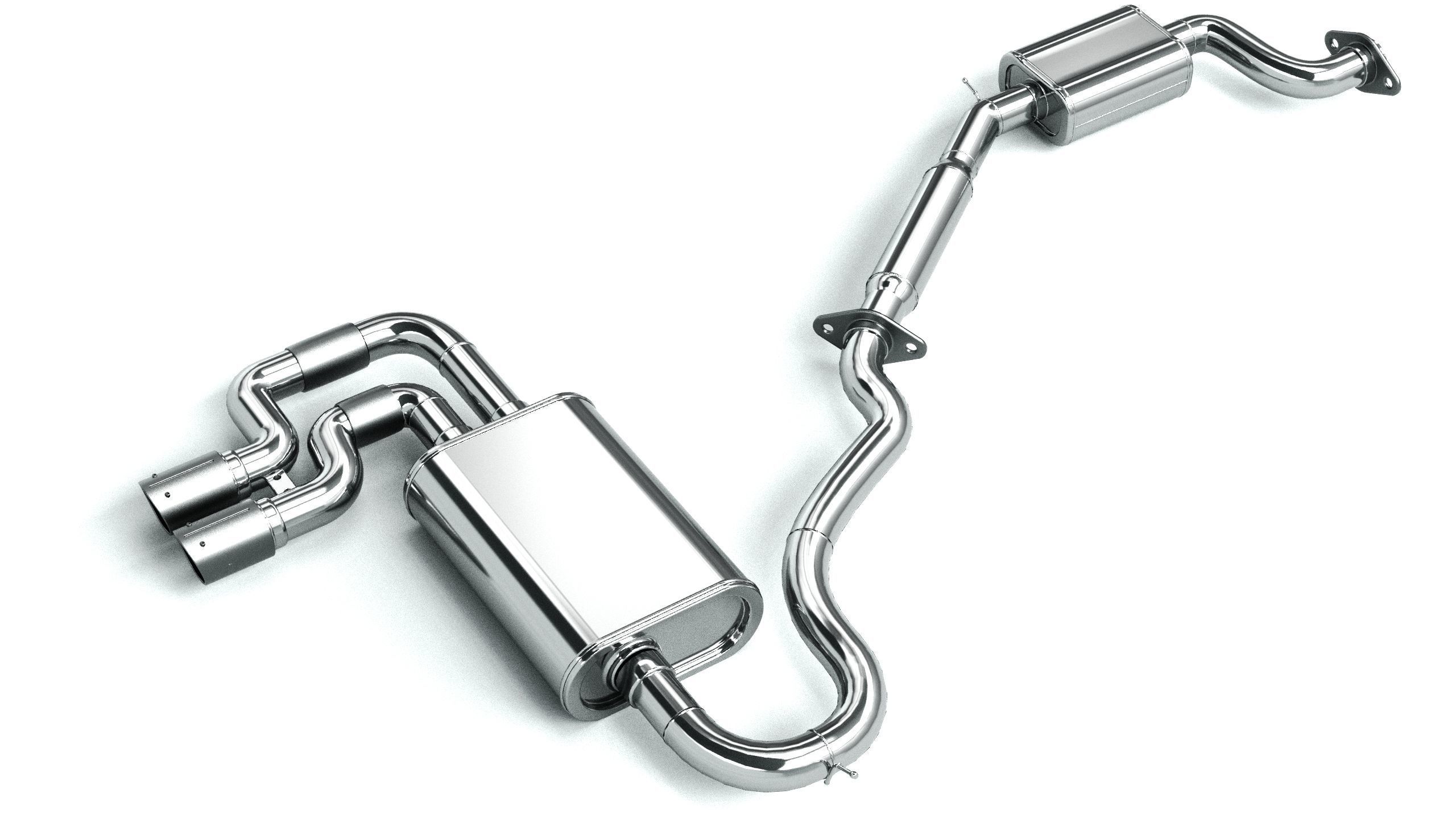 Akrapovic Exhaust System 3D model_9