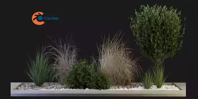 Collection plant vol 98 - blender model 