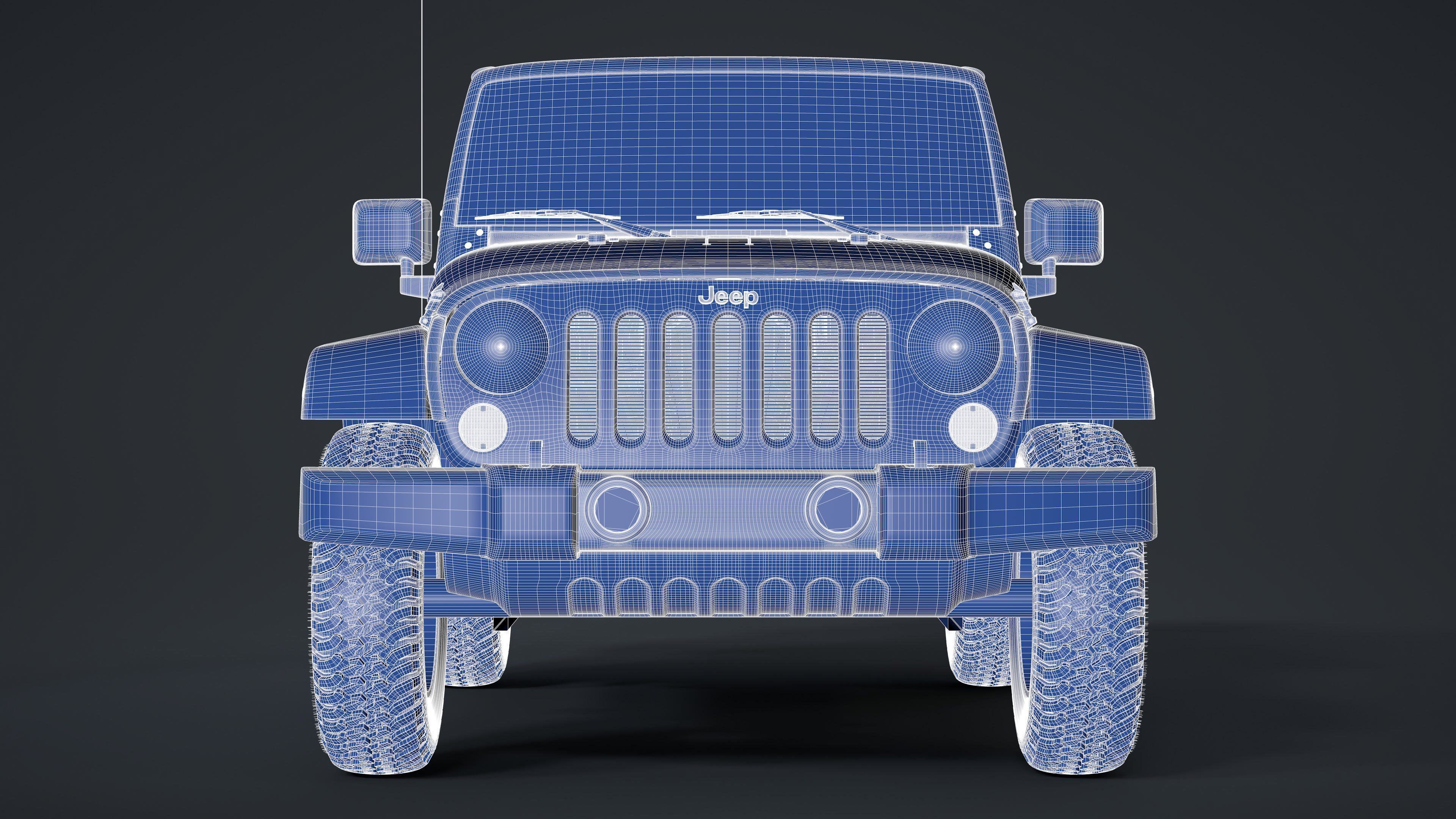 Jeep Wrangler JK 3D model_29