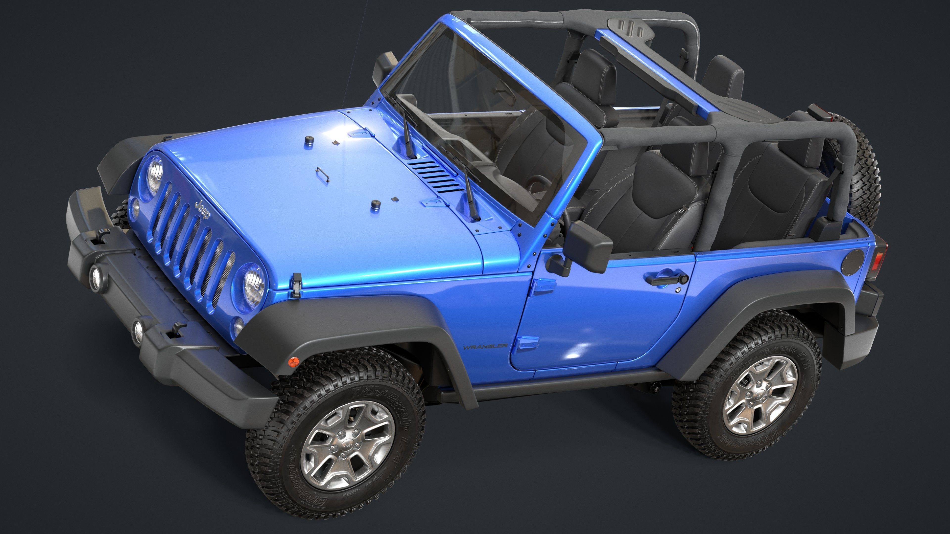 Jeep Wrangler JK 3D model_5