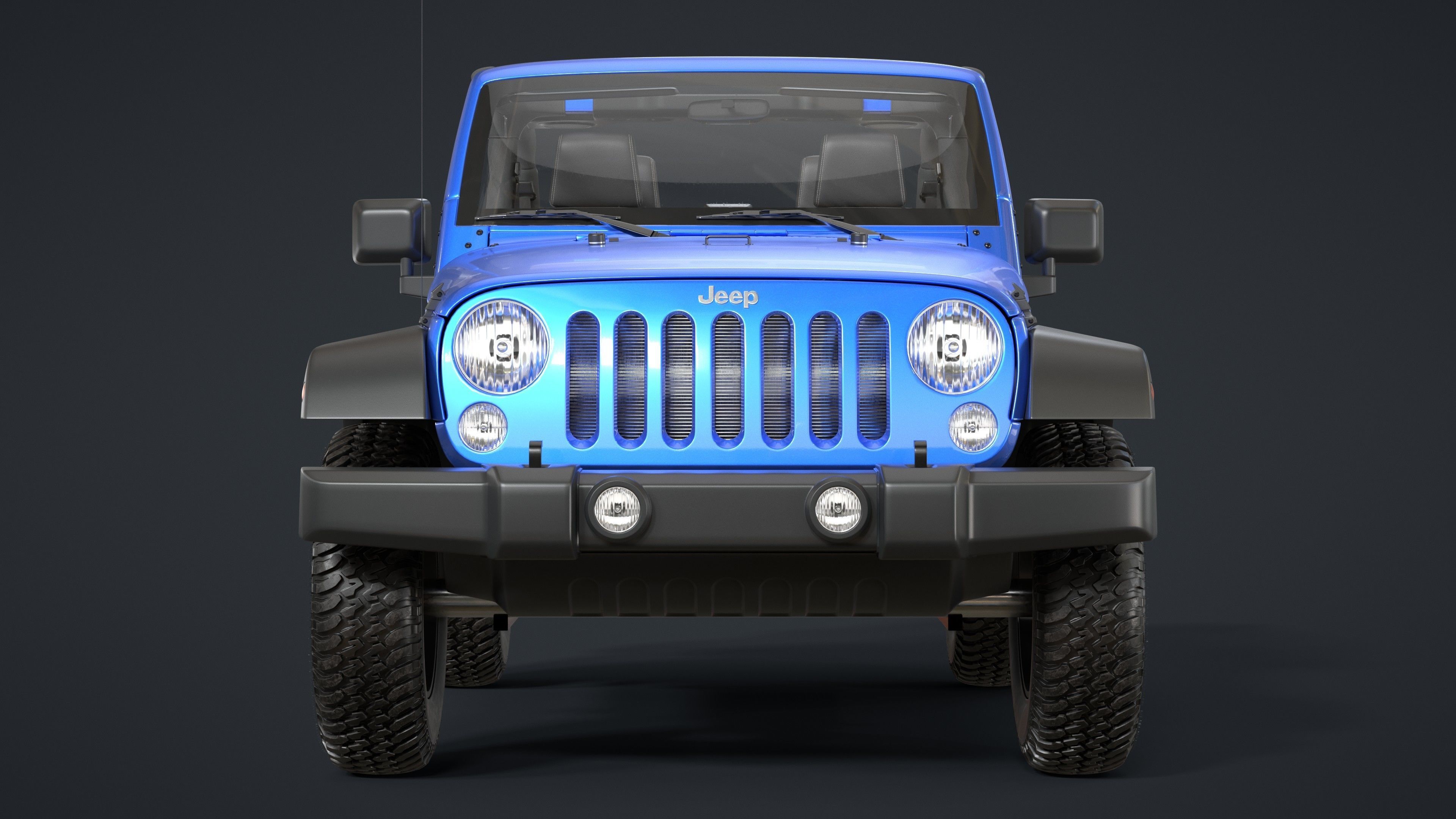 Jeep Wrangler JK 3D model_9