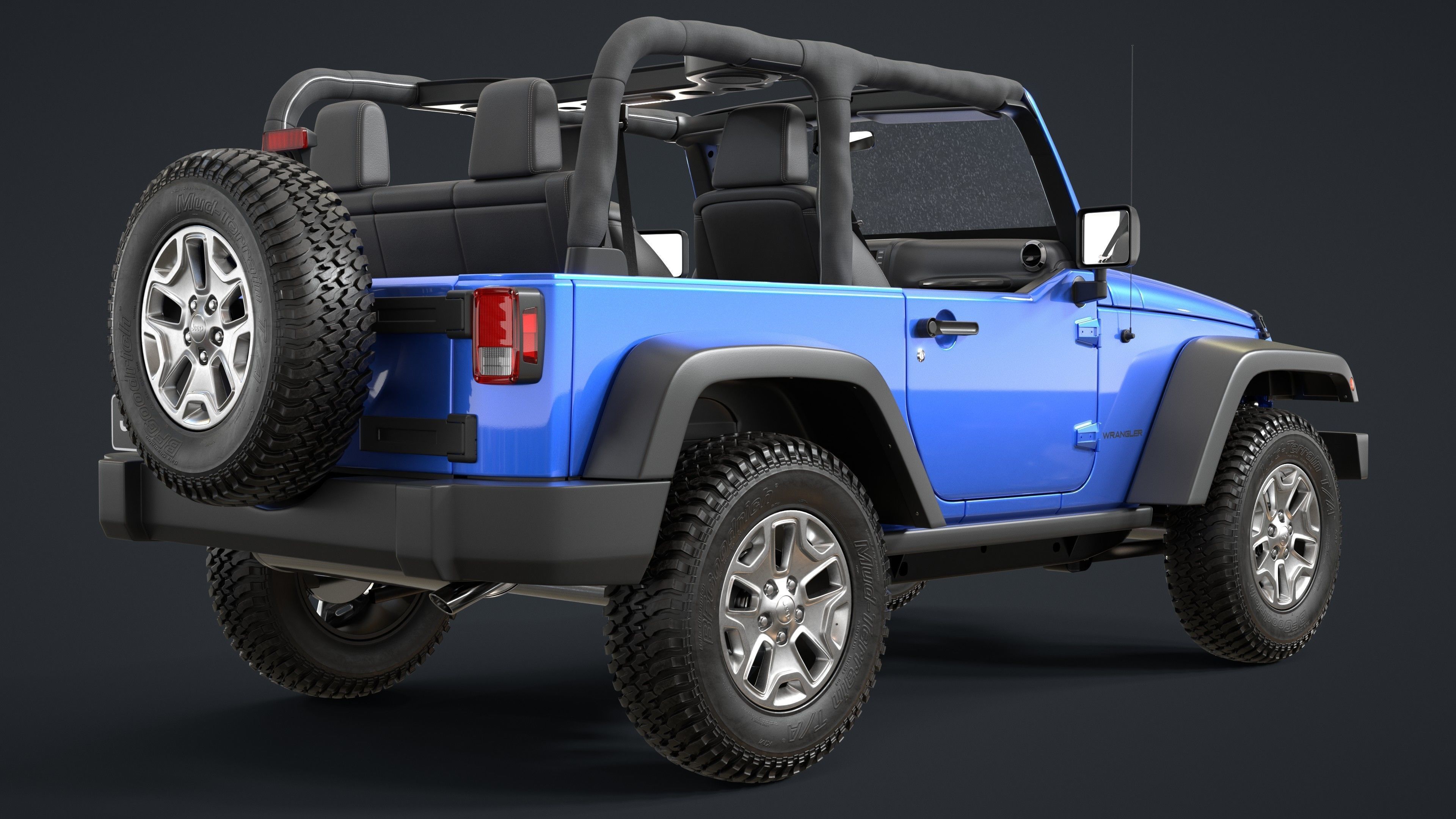 Jeep Wrangler JK 3D model_4