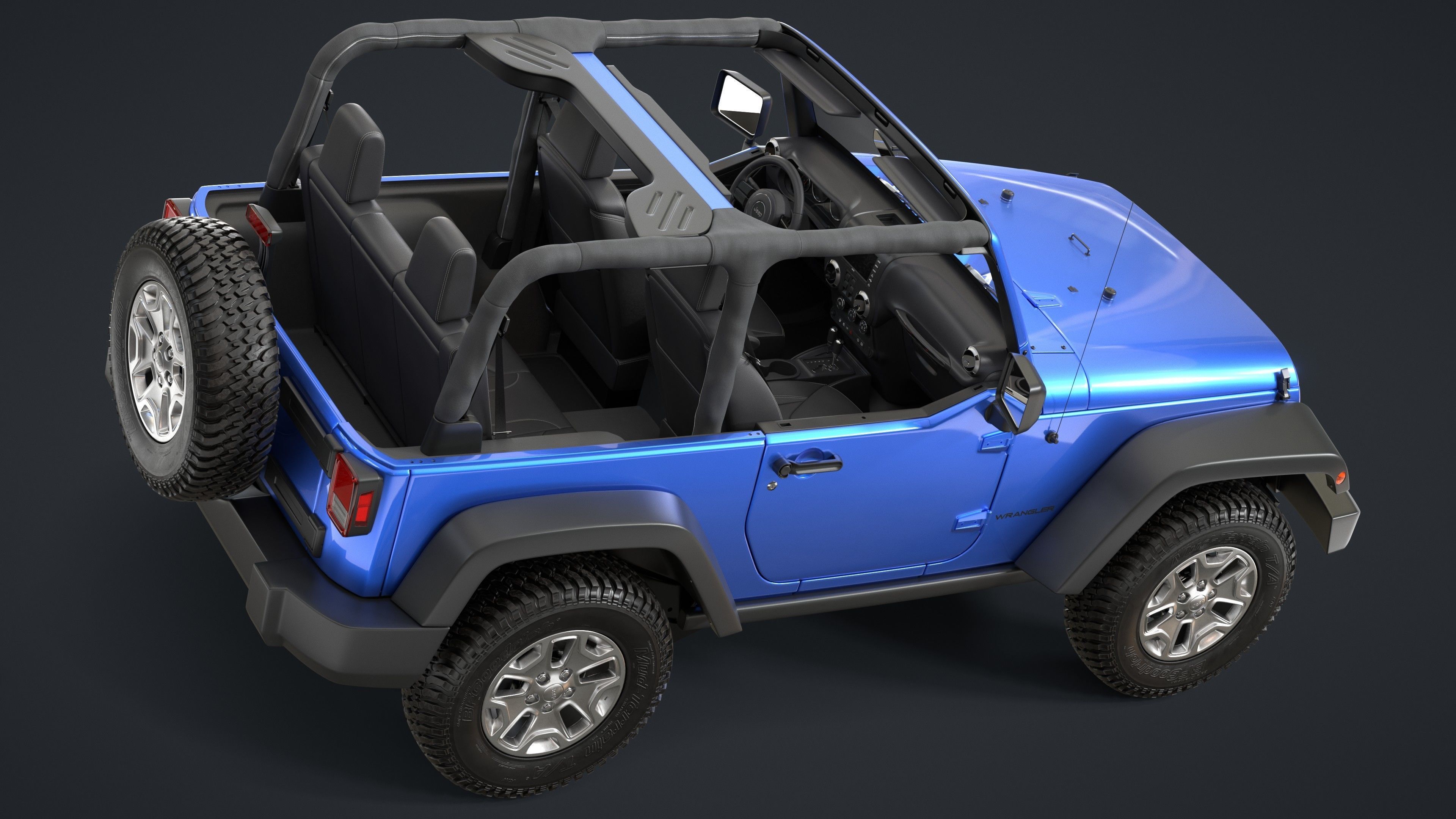 Jeep Wrangler JK 3D model_8