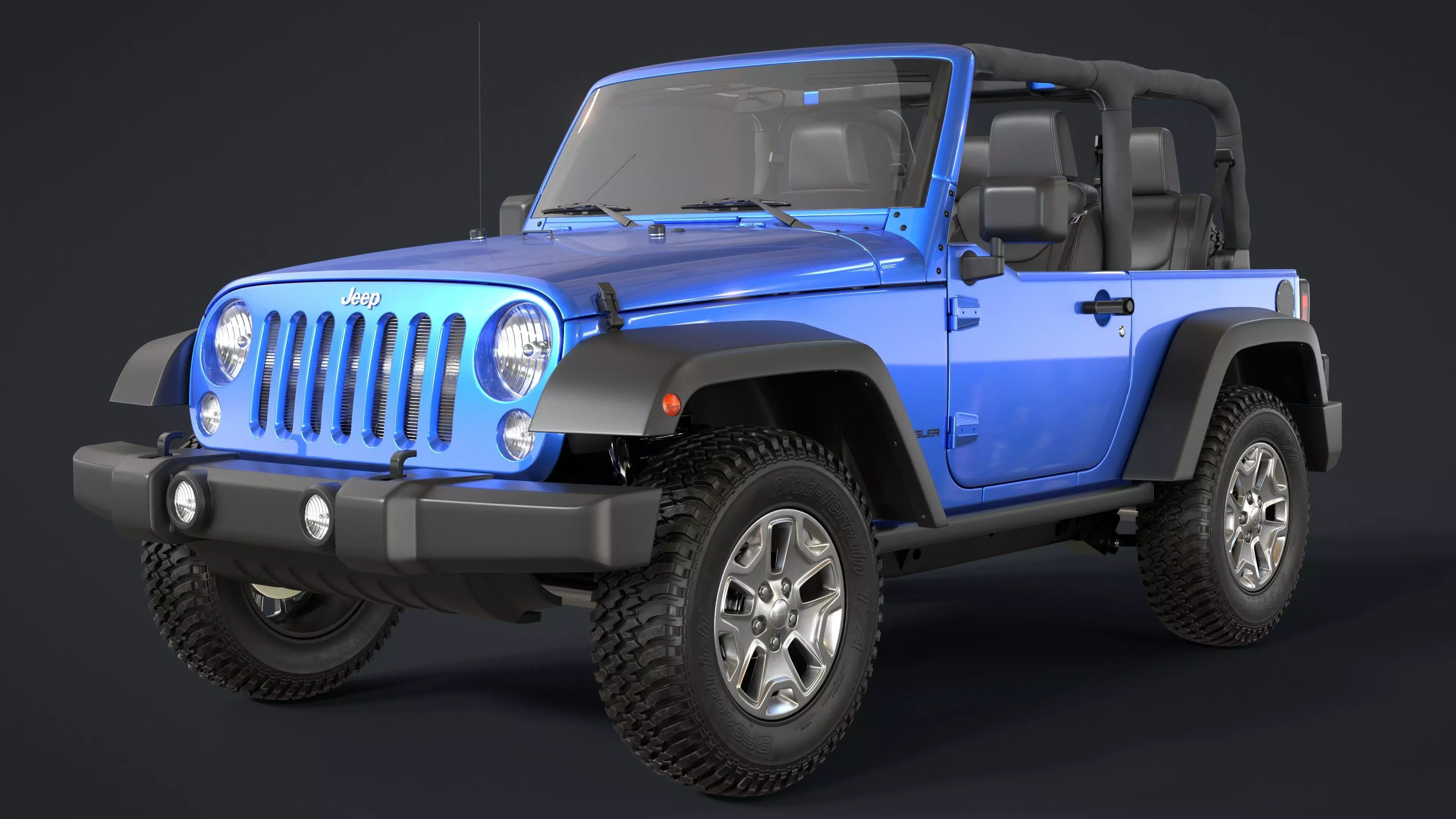 Jeep Wrangler JK 3D model_0