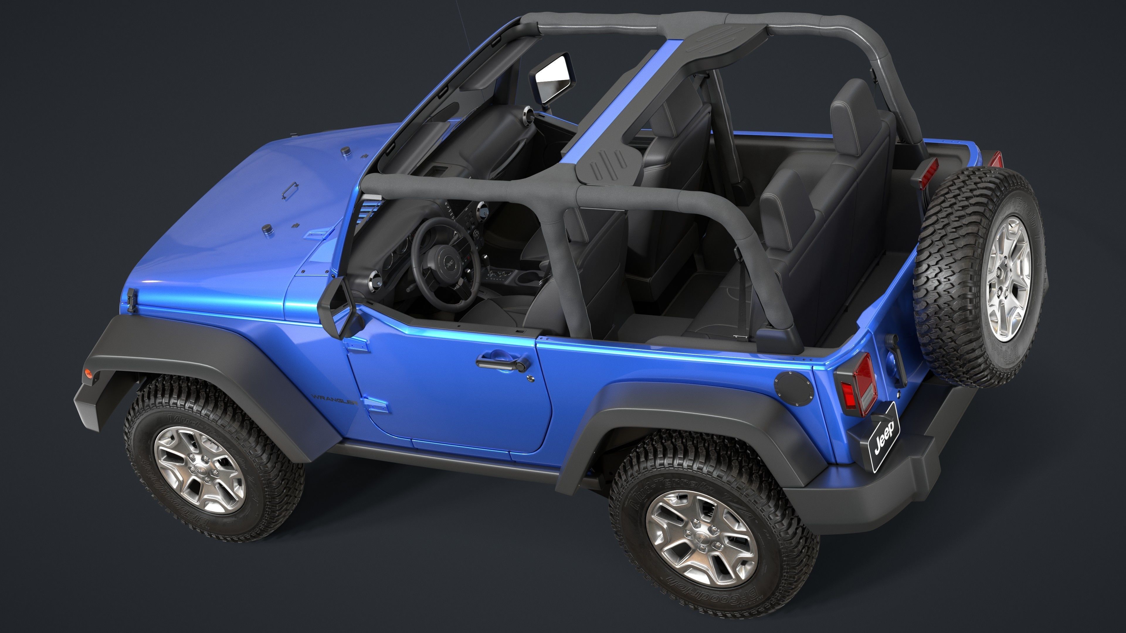 Jeep Wrangler JK 3D model_7