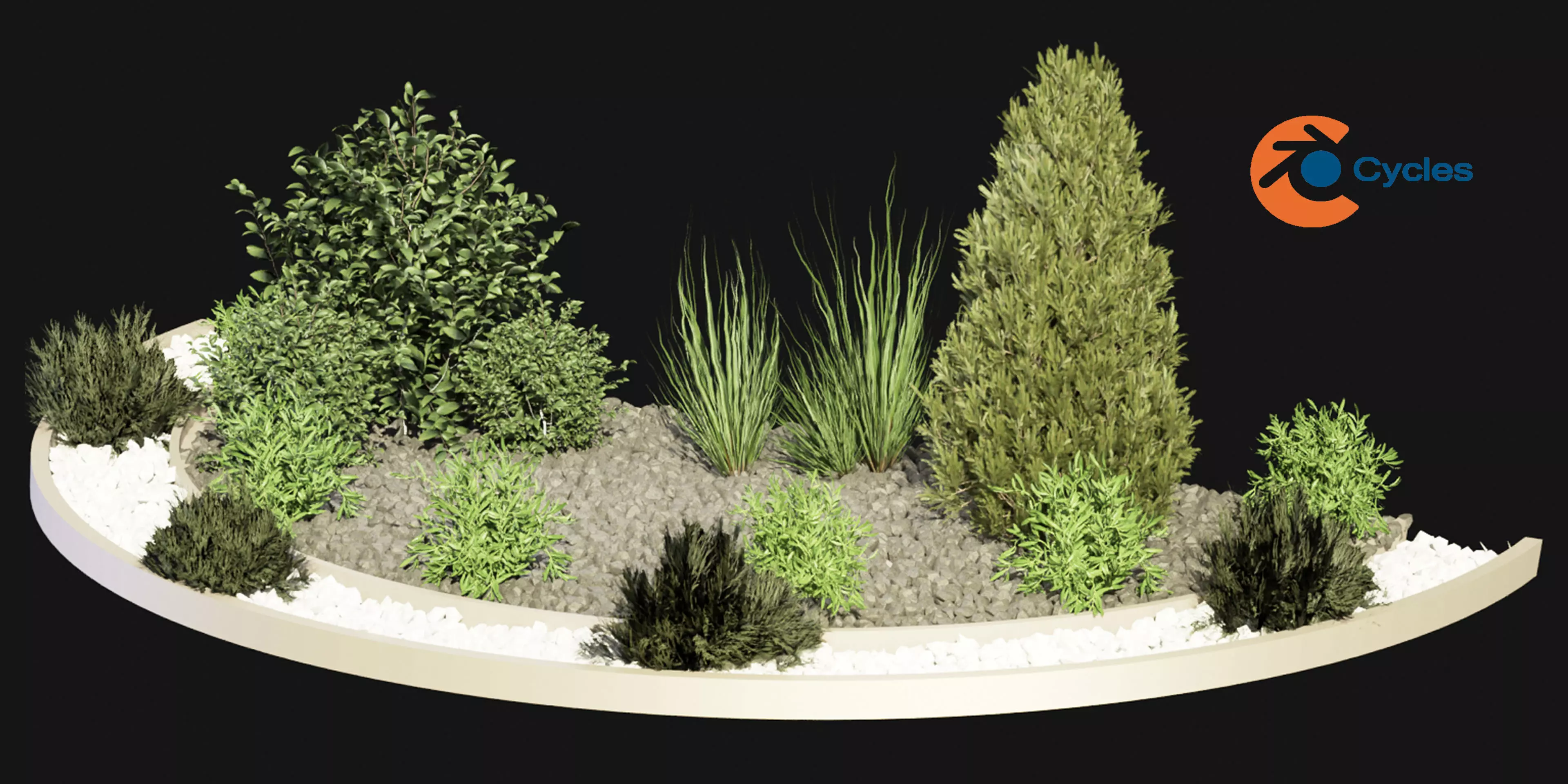 Collection plant vol 99 - blender model 3D model