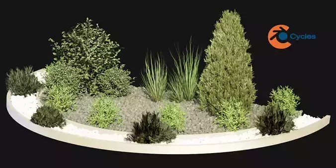 Collection plant vol 99 - blender model 