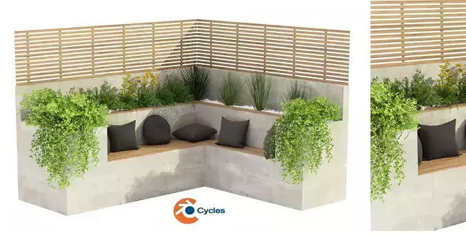 Collection plant vol 100 - blender model 