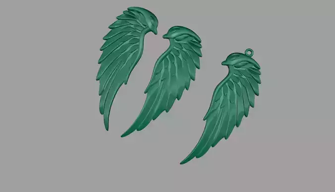 falcon wings 3D print model