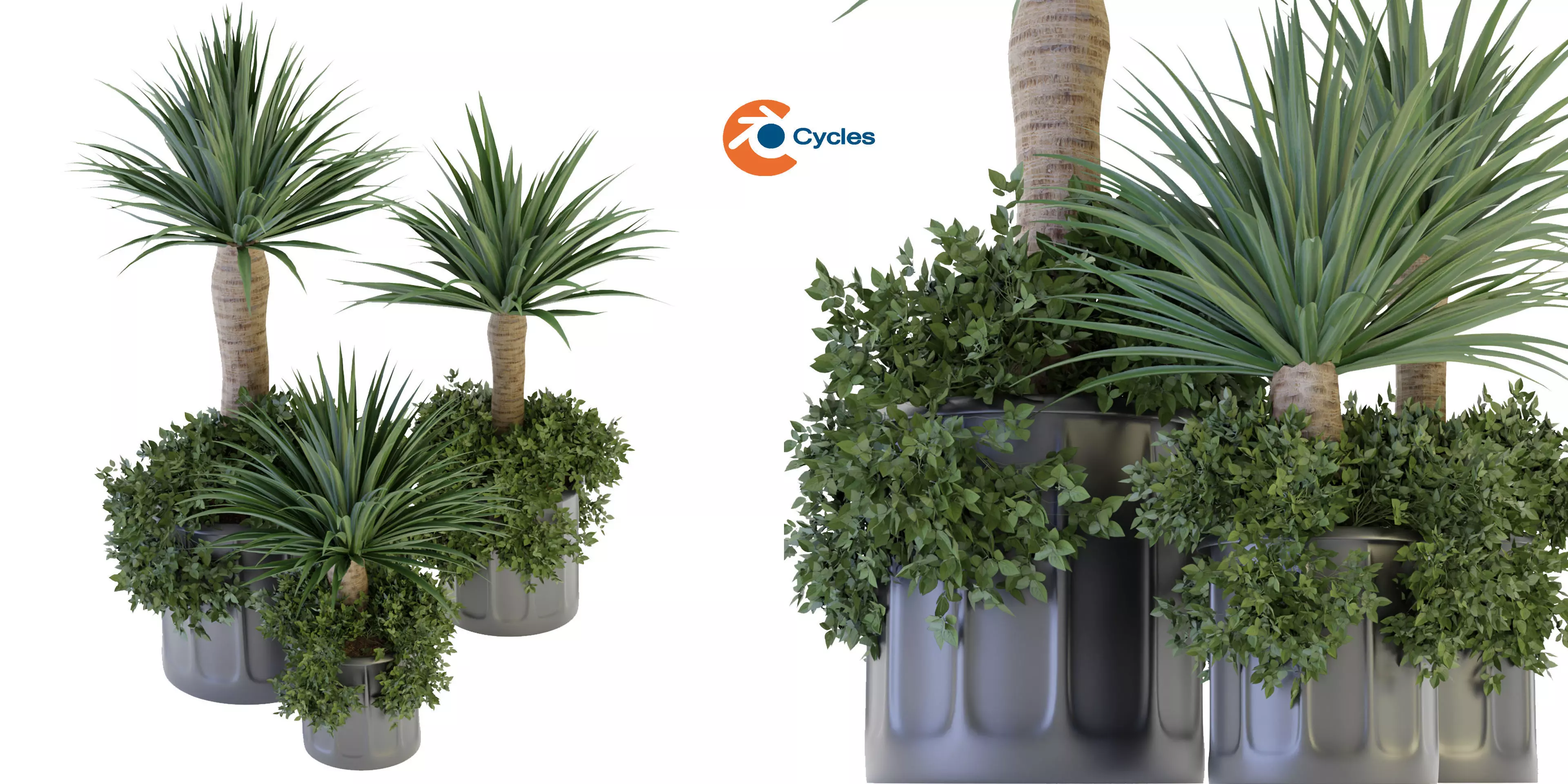 Collection plant vol 108 - blender model  3D model_0