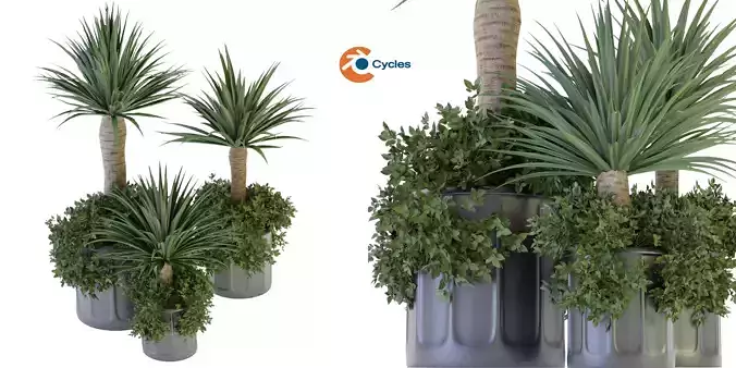 Collection plant vol 108 - blender model  3D model