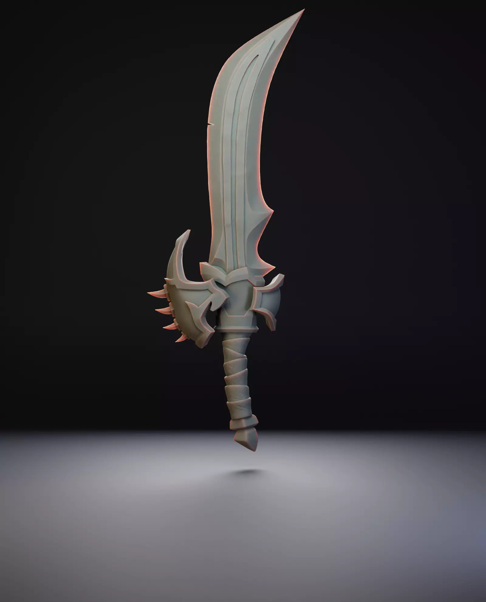 Shard of Azzinoth - Black Temple Dagger - World of Warcraft 3D print model_0